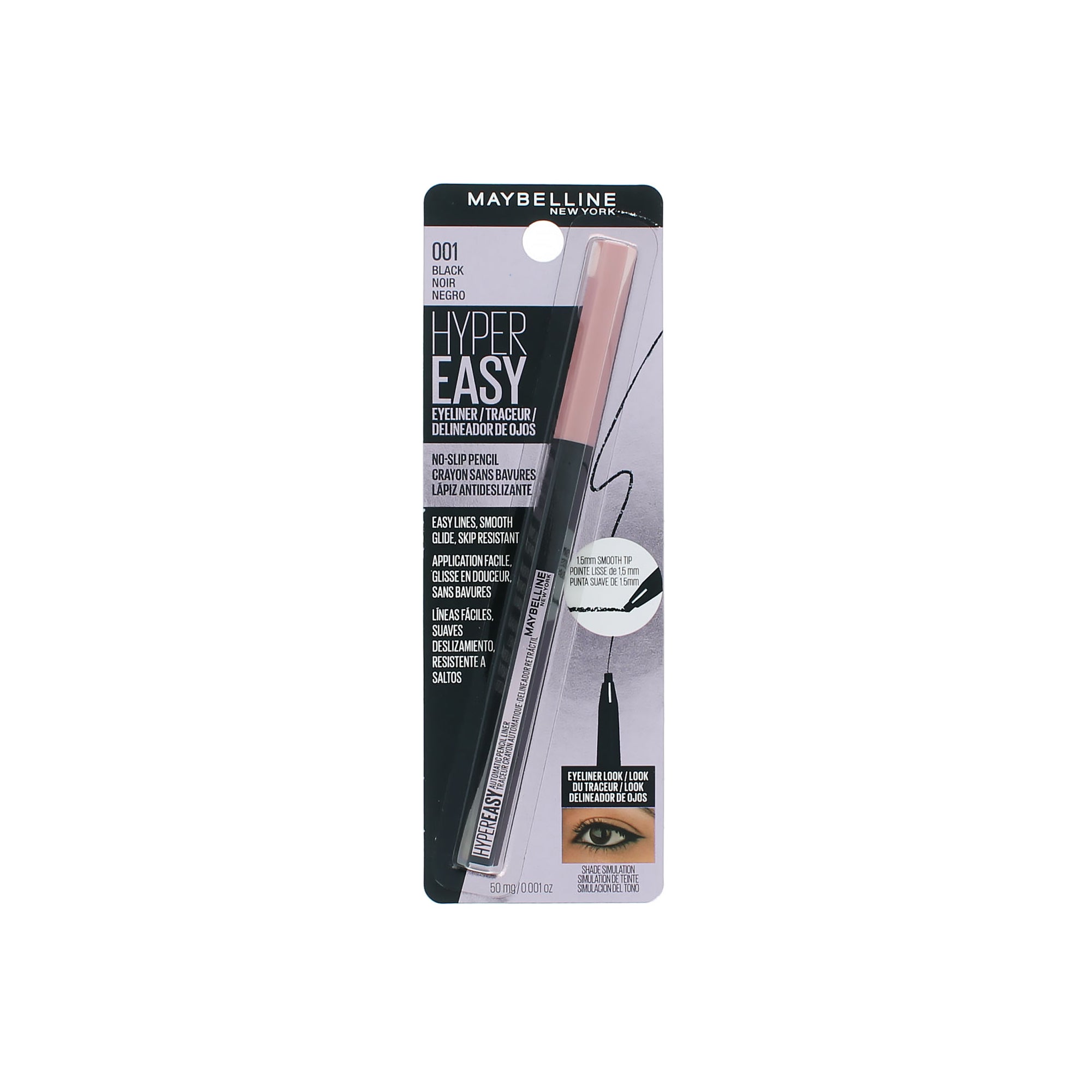 Maybelline Hyper Easy Eyeliner - 001 Black