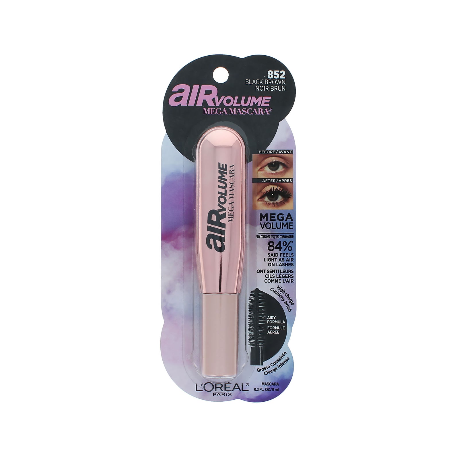 L'Oréal Air Volume Mega Mascara - 852 Black Brown