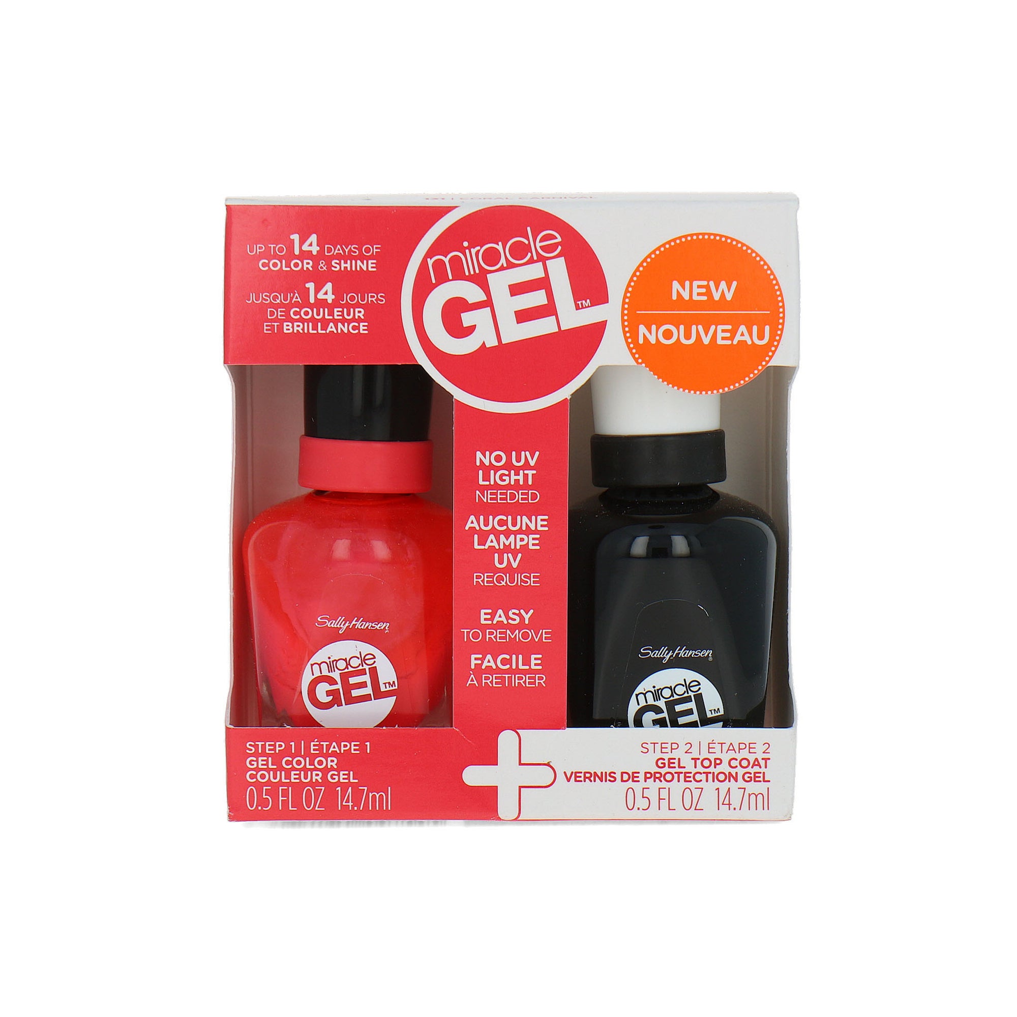 Sally Hansen Miracle Gel Duopack Nagellack - 131 Coral Carnival