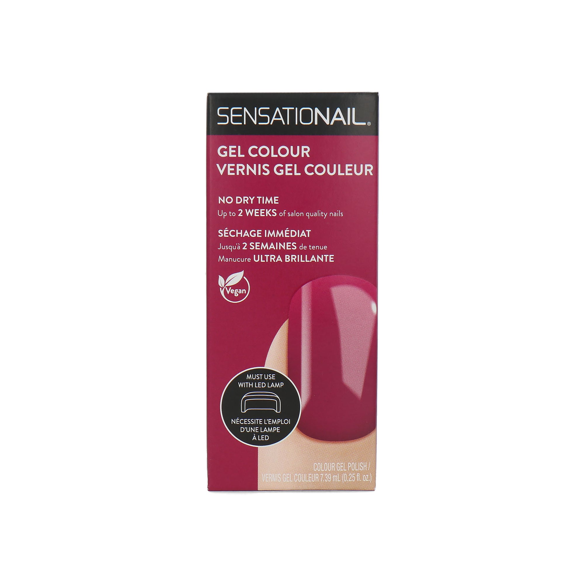 Sensationail Gel Color Nagellak - 71592 Raspberry Wine