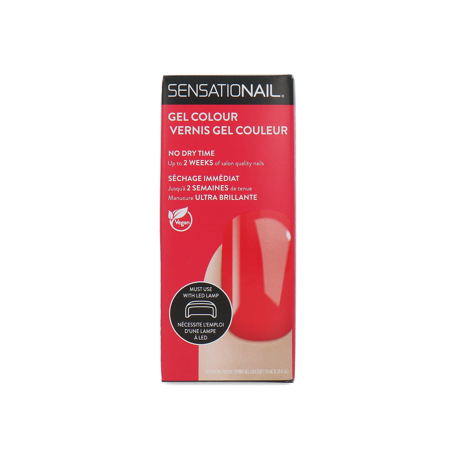 Sensationail Gel Color Nagellak - 71593 Scarlet Red
