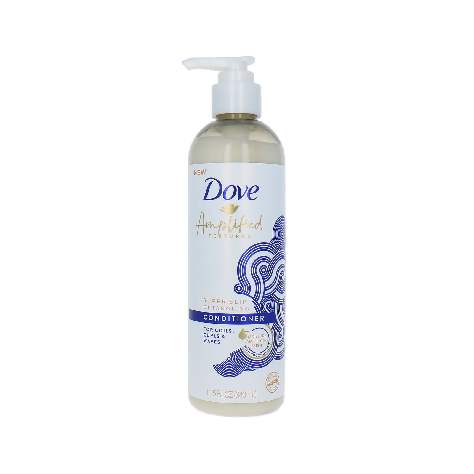 Dove Amplified Textures Super Slip Detangling Conditioner - 340 ml