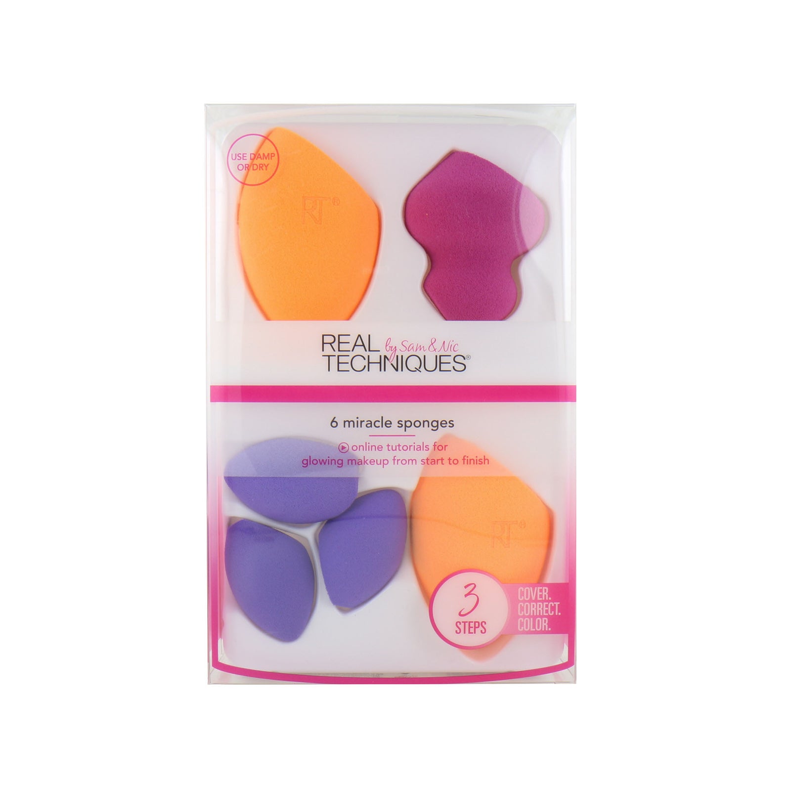 Real Techniques 6 Miracle Sponges