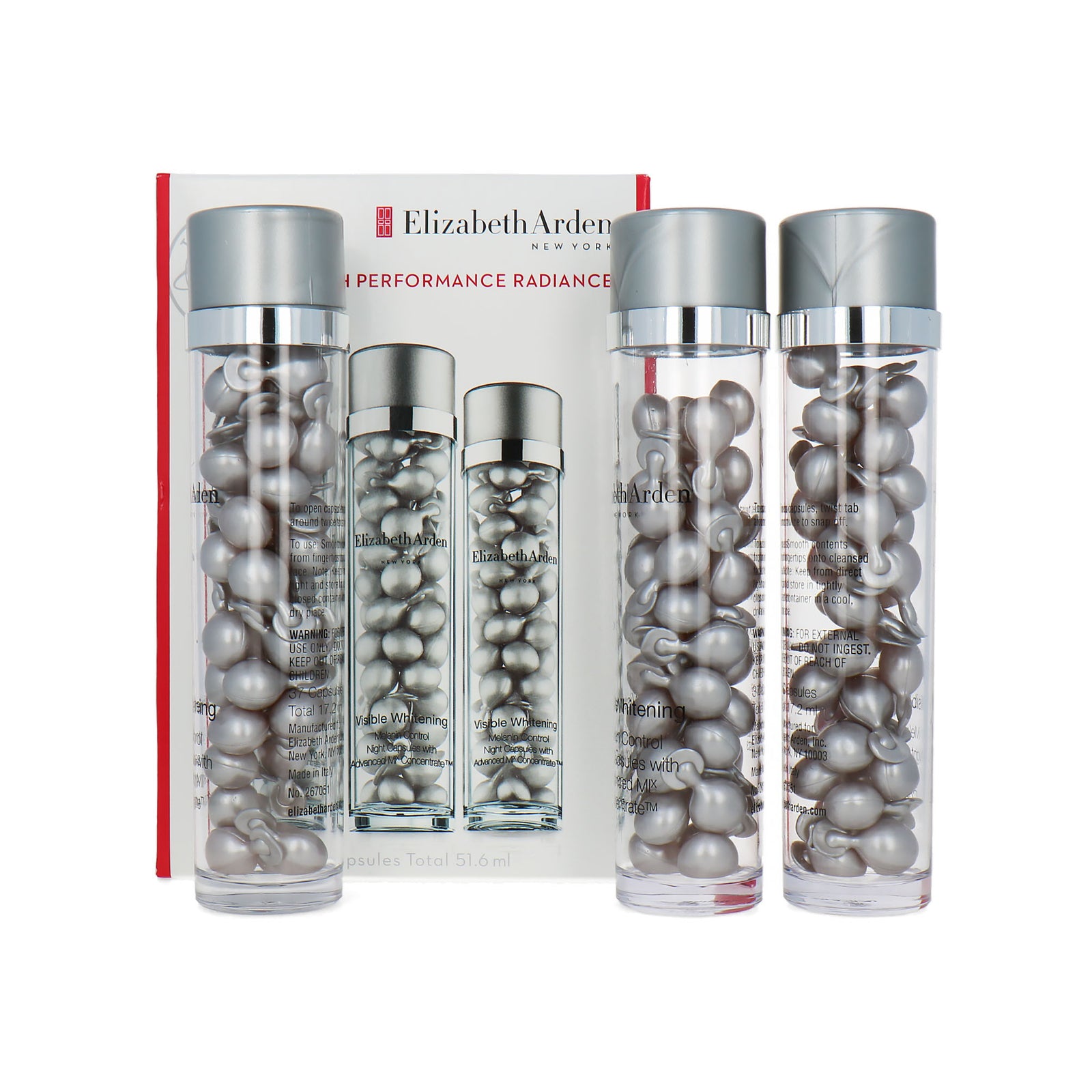 Elizabeth Arden Visible Whitening Melanin Control Night Capsules Cadeauset - 111 Capsules