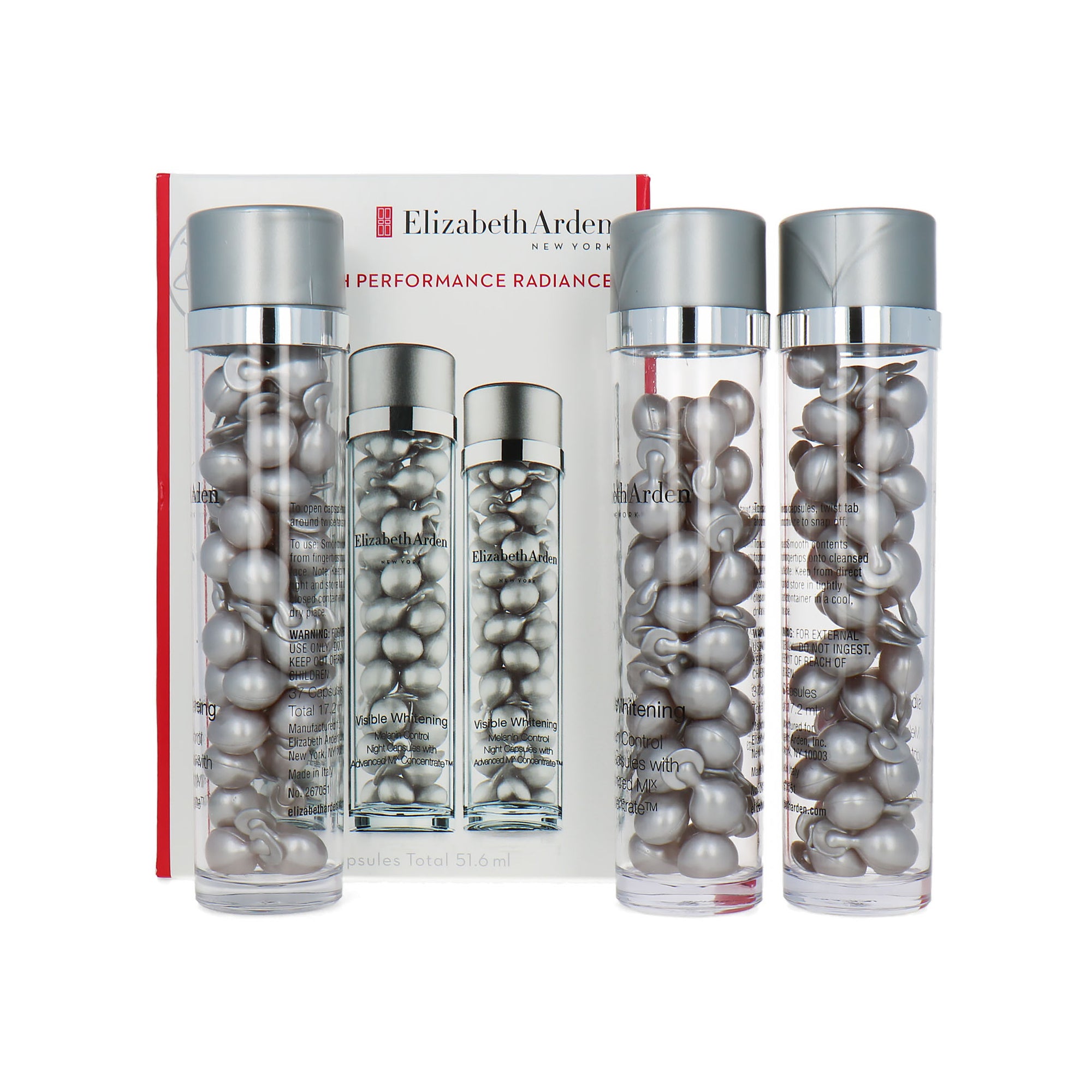 Elizabeth Arden Visible Whitening Melanin Control Night Capsules Cadeauset - 111 Capsules