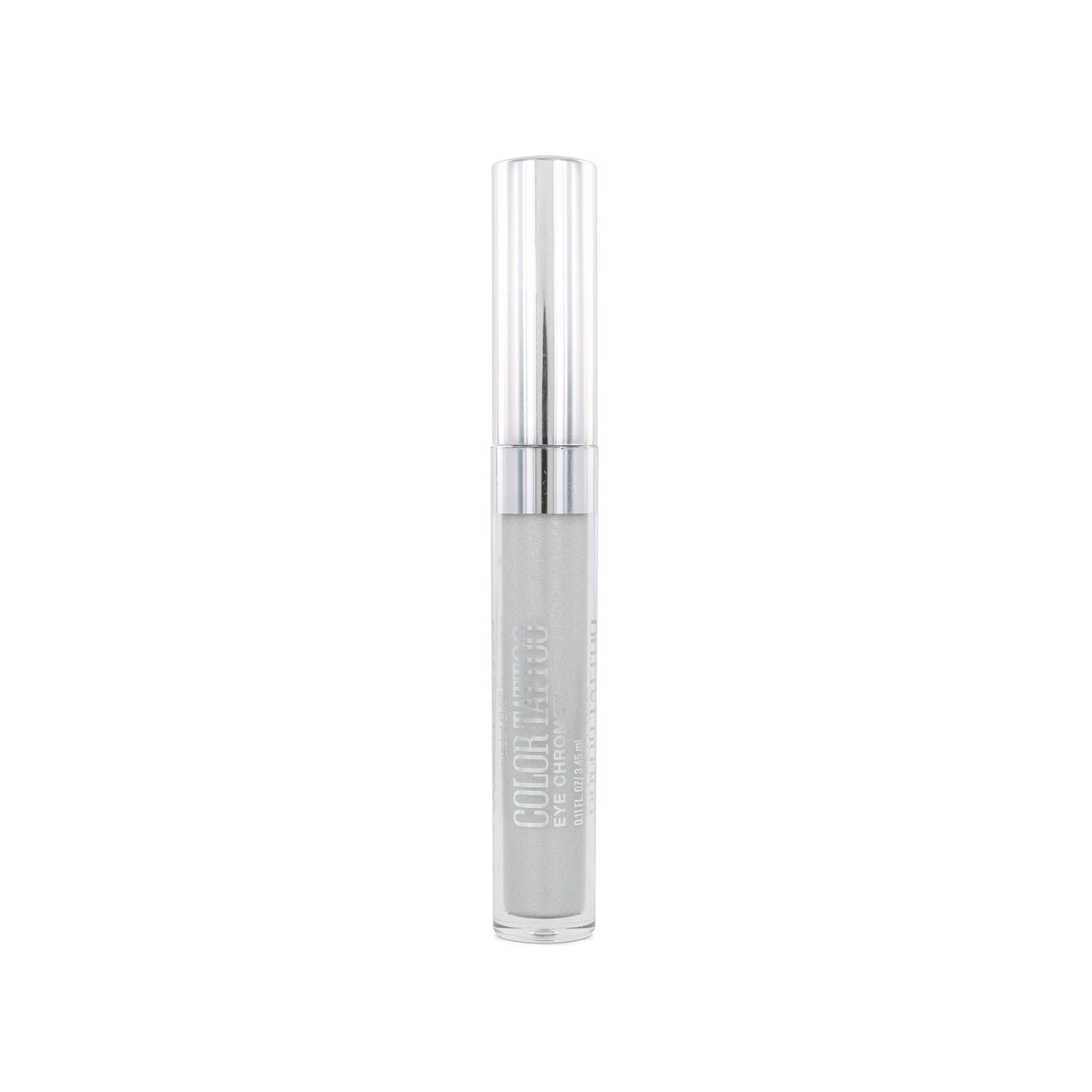 Maybelline Color Tattoo Eye Chrome Oogschaduw - 580 Silver Spark