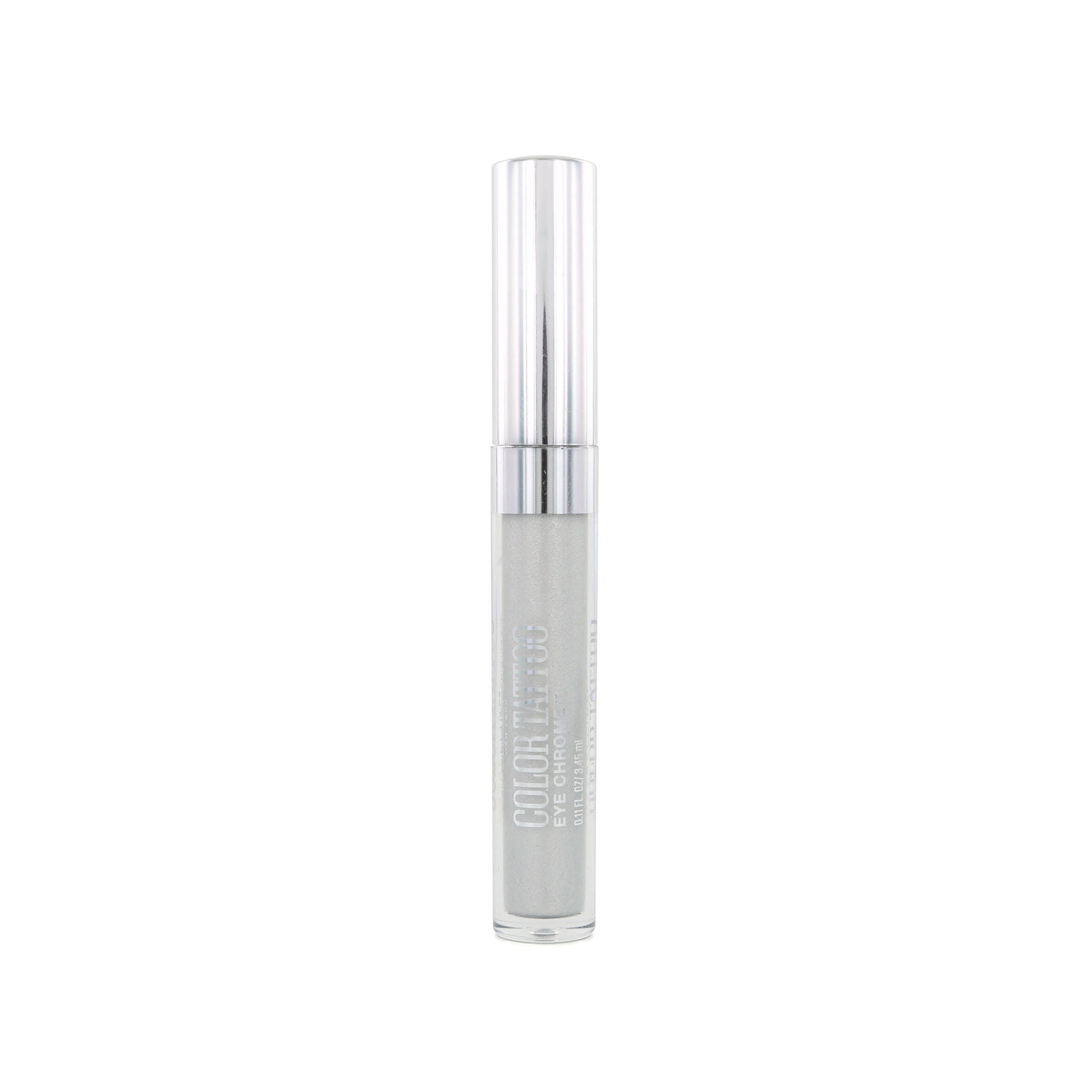 Maybelline Color Tattoo Eye Chrome Oogschaduw - 580 Silver Spark