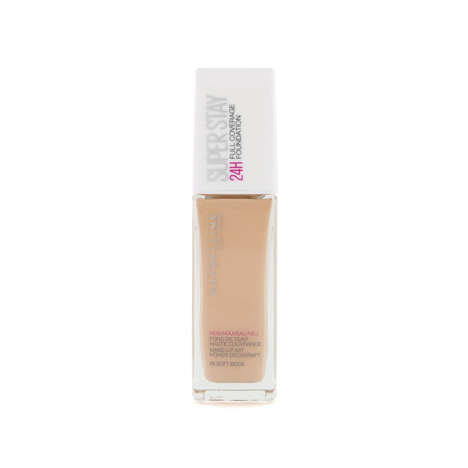 Maybelline SuperStay 24H Full Coverage Foundation - 28 Soft Beige