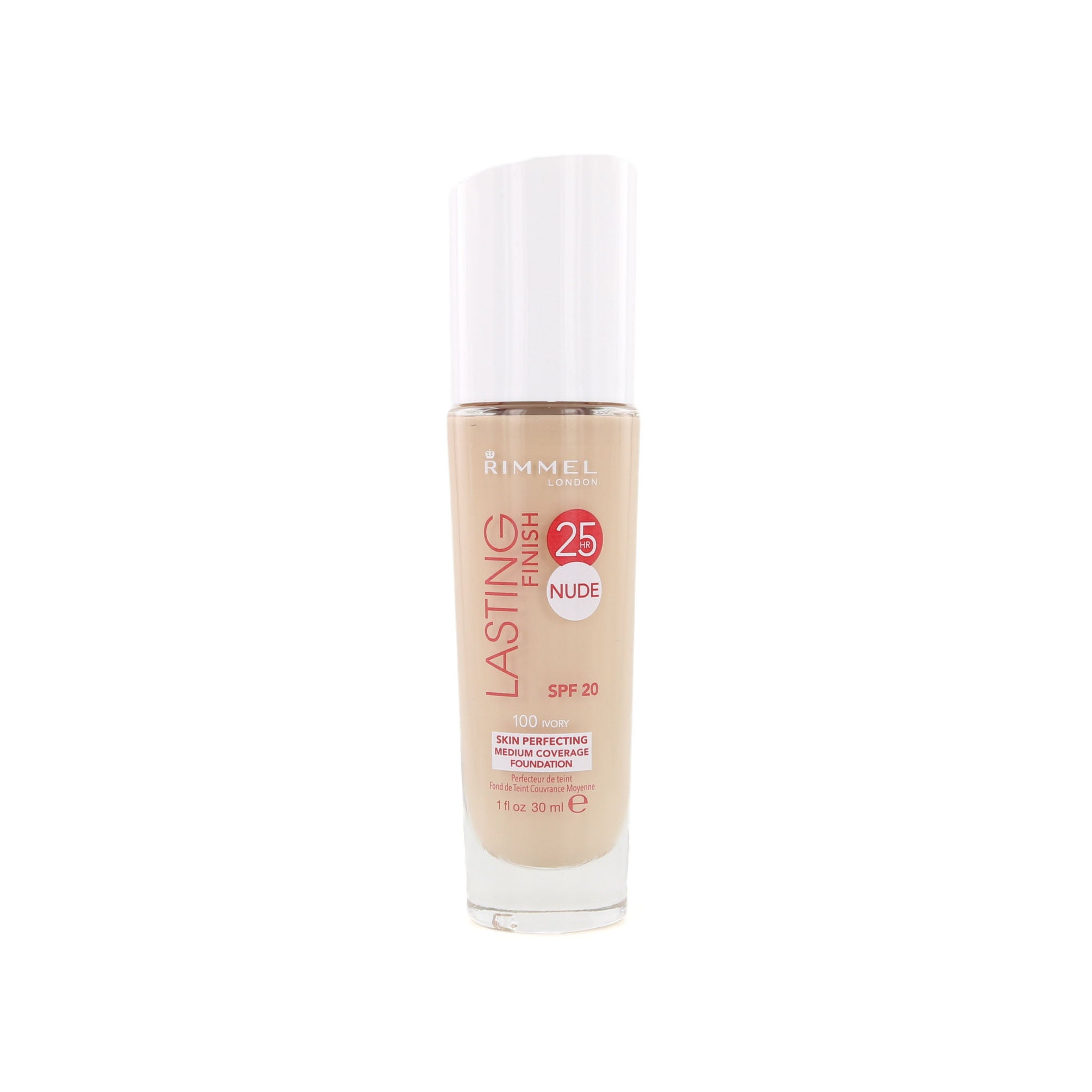 Rimmel Lasting Finish 25 HR Nude Foundation - 100 Ivory
