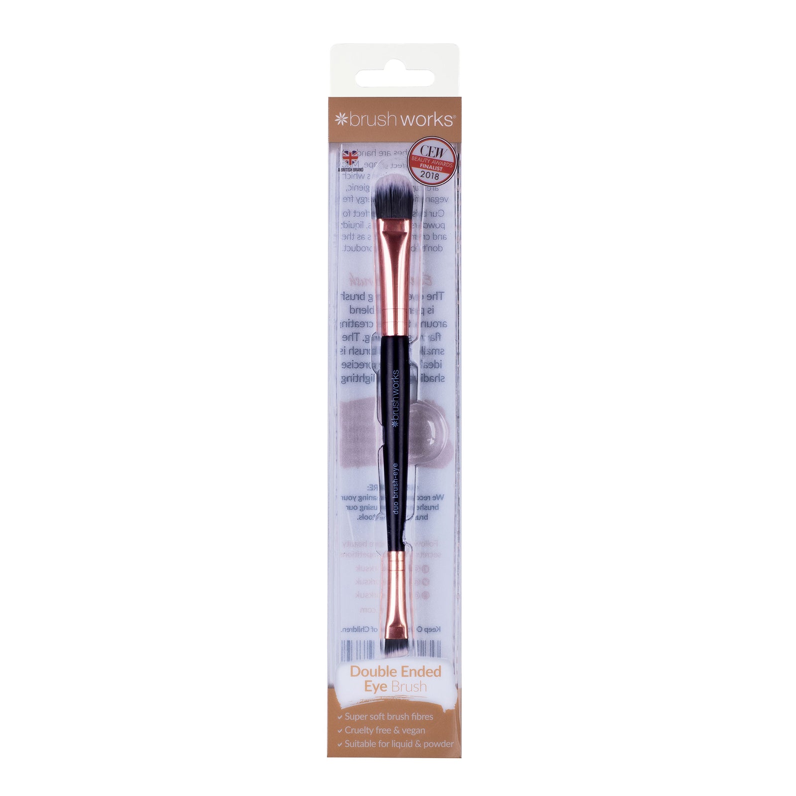 Brushworks Double Ended Eye Brush