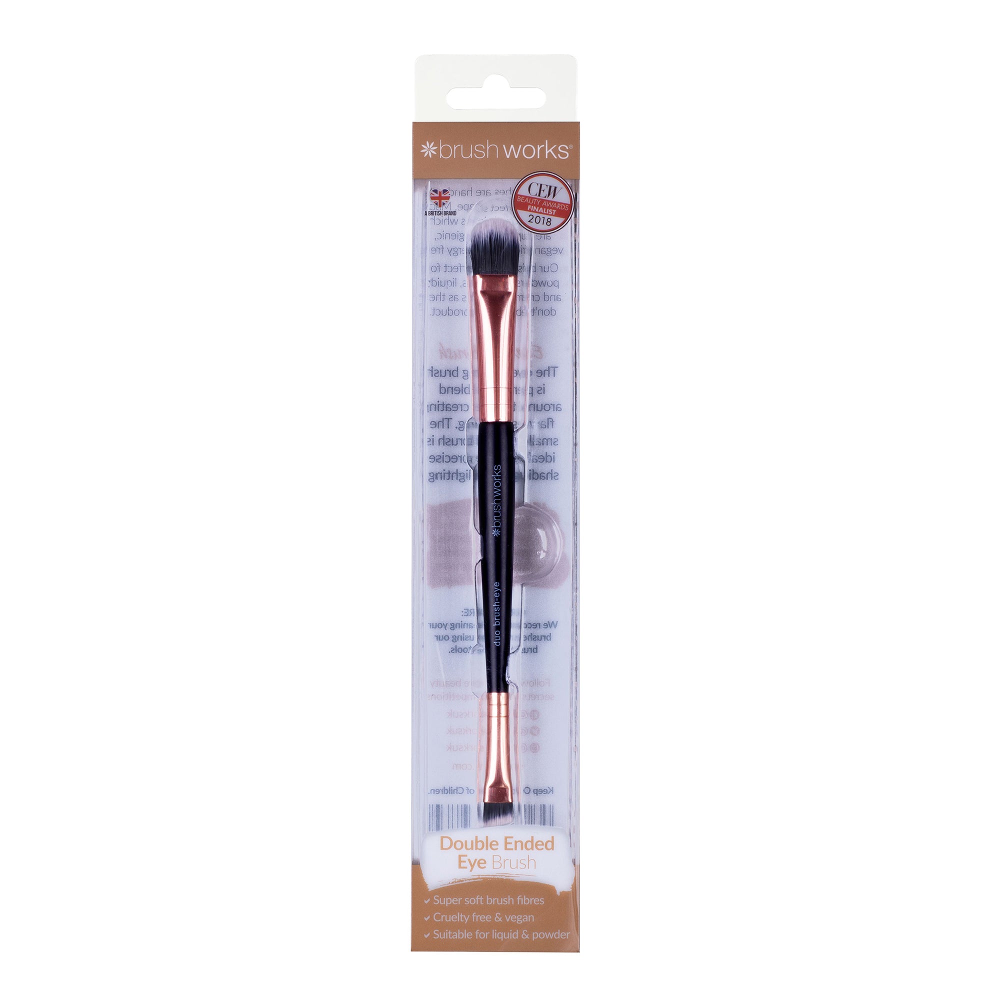 Brushworks Double Ended Eye Brush