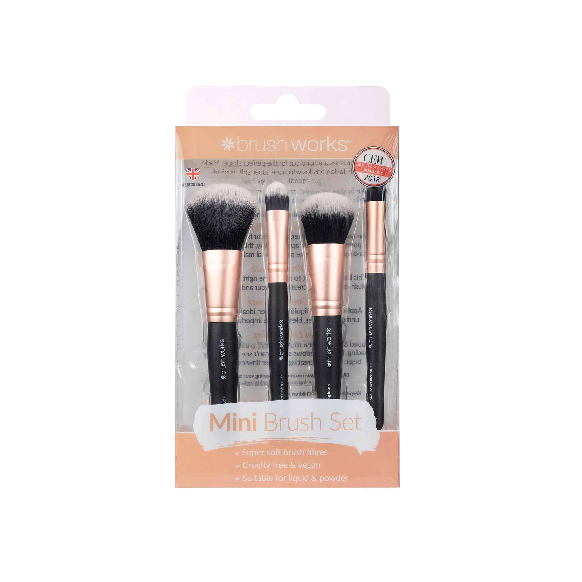 Brushworks Travel Makeup Brush Set