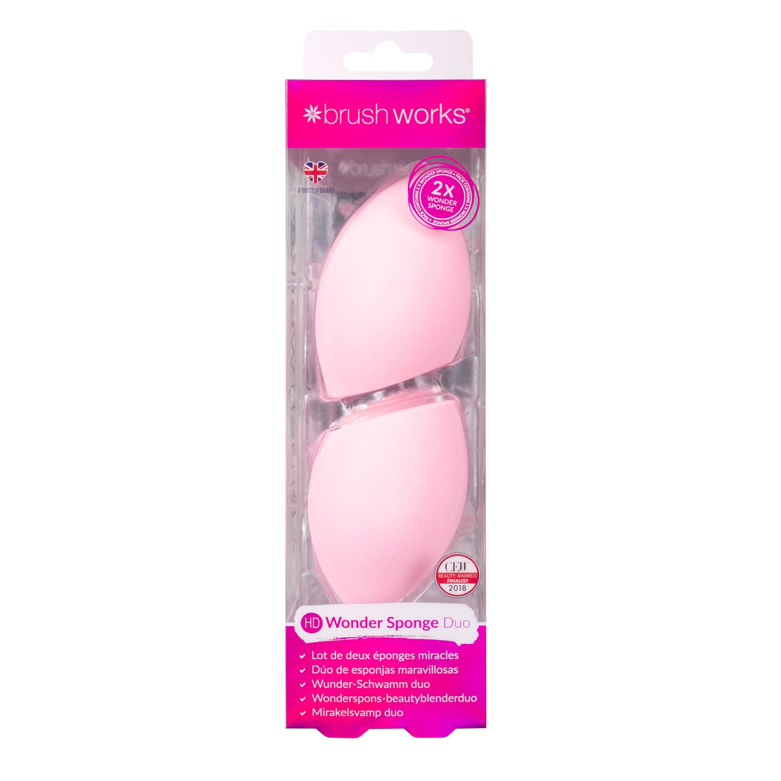 Brushworks HD Wonder Complexion Sponge (2 Stuks)