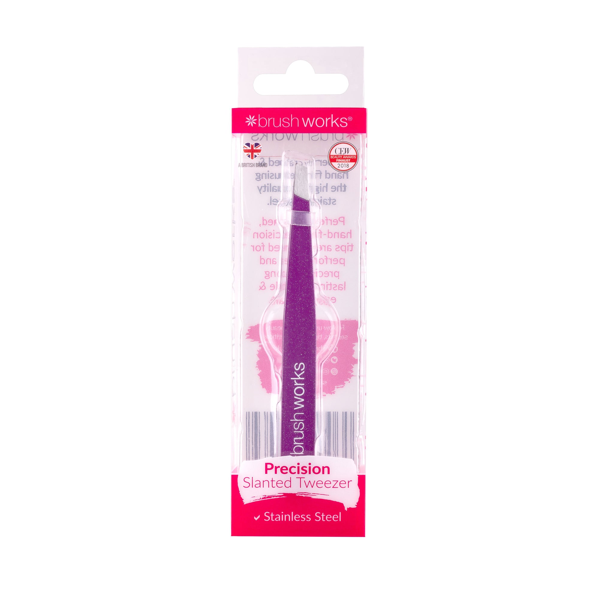 Brushworks Precision Schuine Pincet