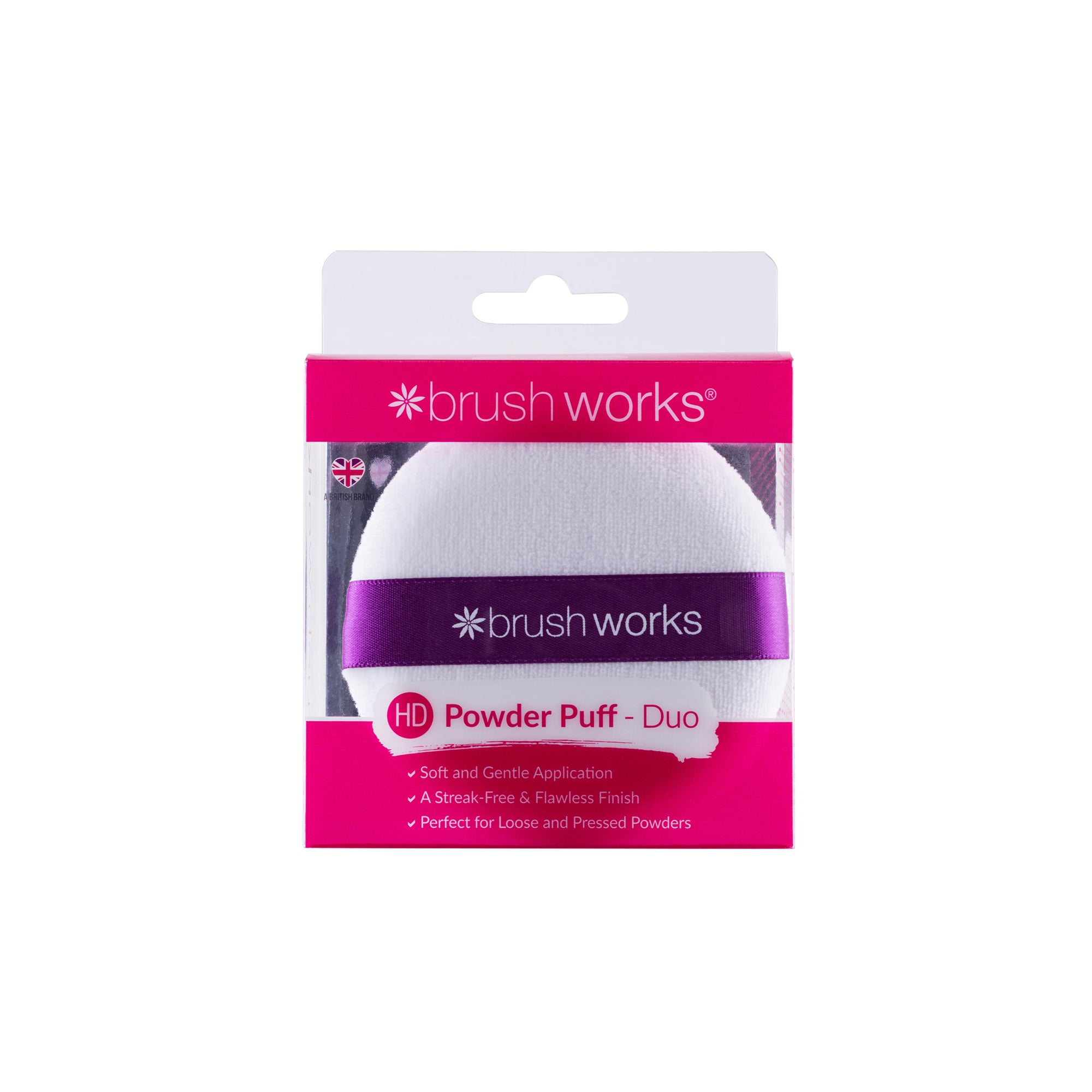Brushworks Powder Puff (2 Stuks)