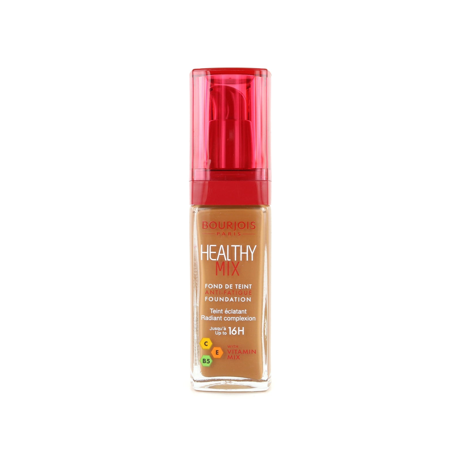Bourjois Healthy Mix Anti-Fatigue Foundation - 60 Dark Amber