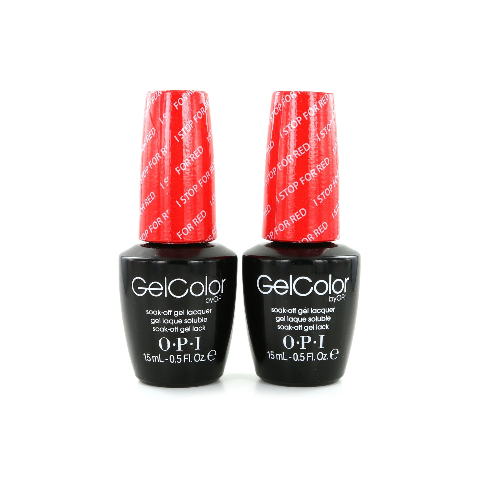 O.P.I GelColor Nagellak - I Stop For Red (2 stuks)