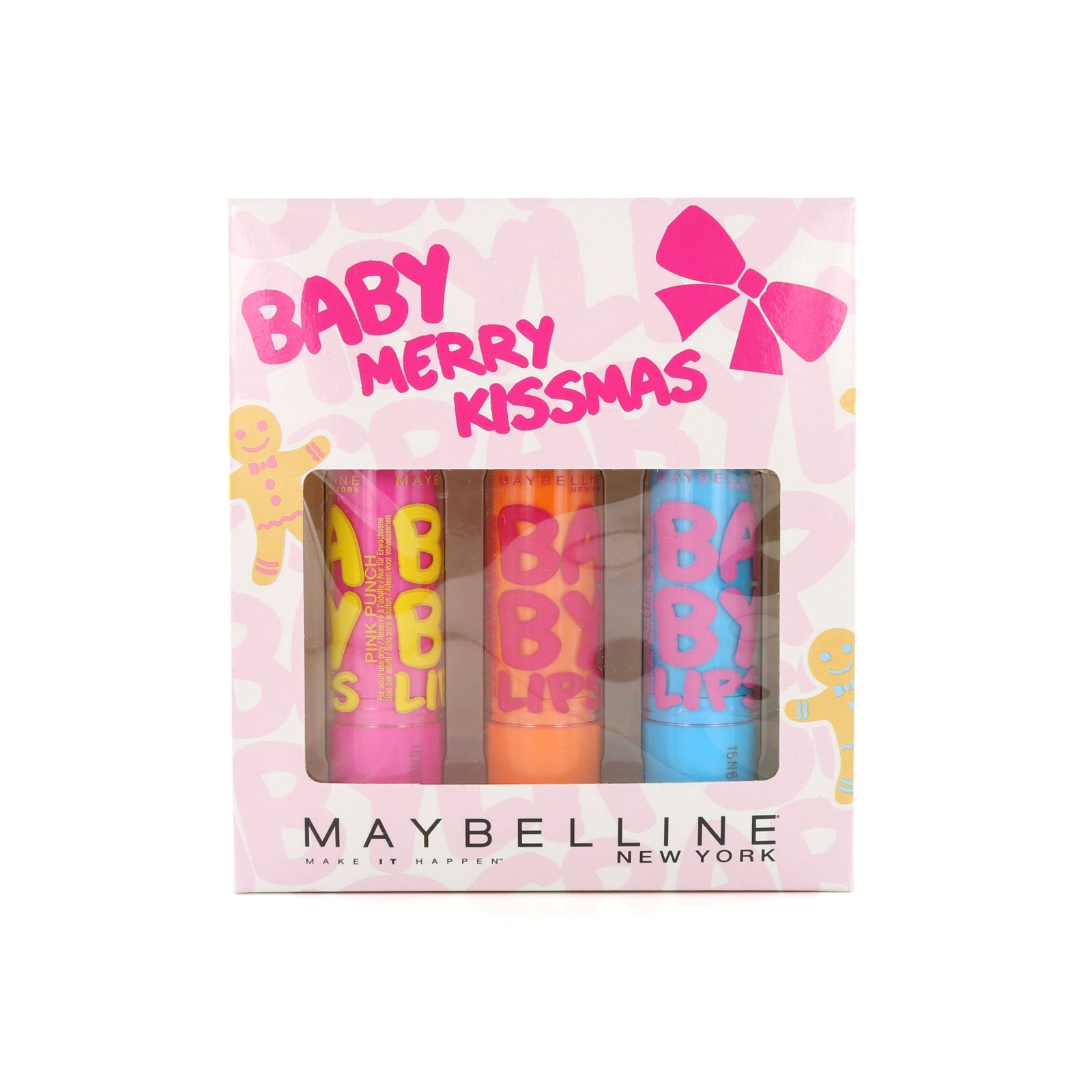 Maybelline Baby Lips Lipbalm - Hydrate / Cherry Me / Pink Punch (Cadeauset)