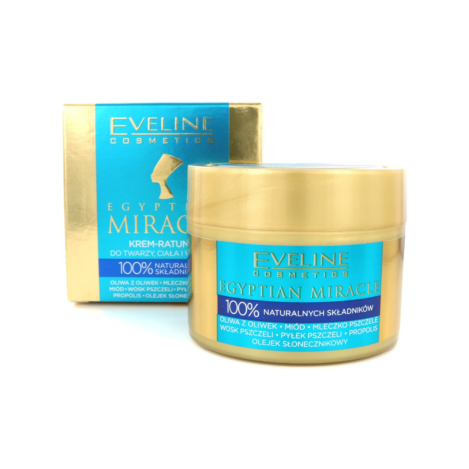 Eveline Egyptian Miracle Rescue Cream Body Cream - 40 ml (buitenlandse verpakking)