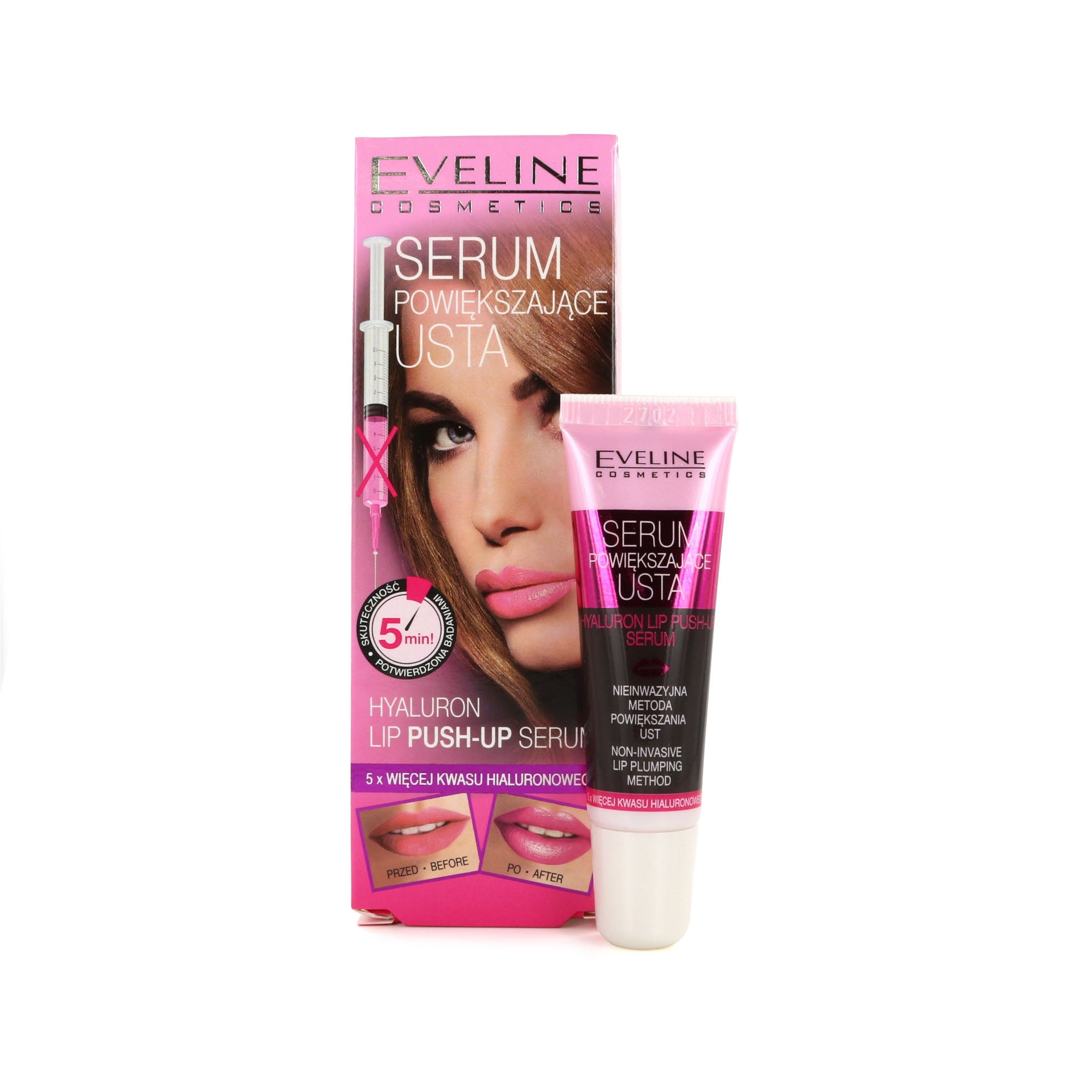 Eveline Hyaluron Lip Push-Up Serum - 12 ml