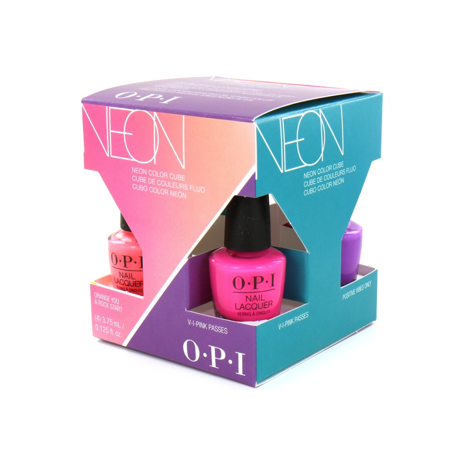 O.P.I Neon Collection Mini Nailpolish Cadeauset - 4 x 3.75 ml