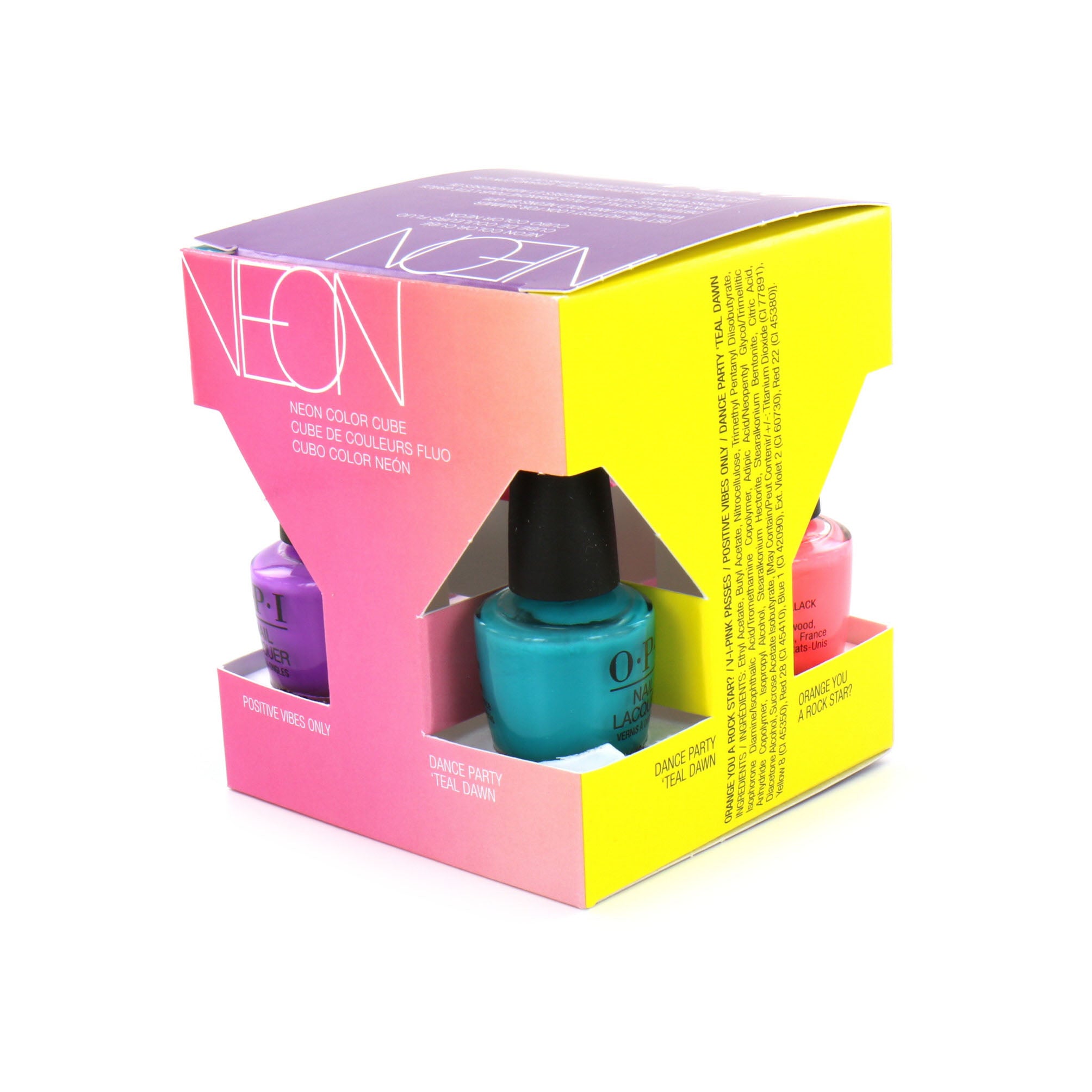O.P.I Neon Collection Mini Nailpolish Cadeauset - 4 x 3.75 ml