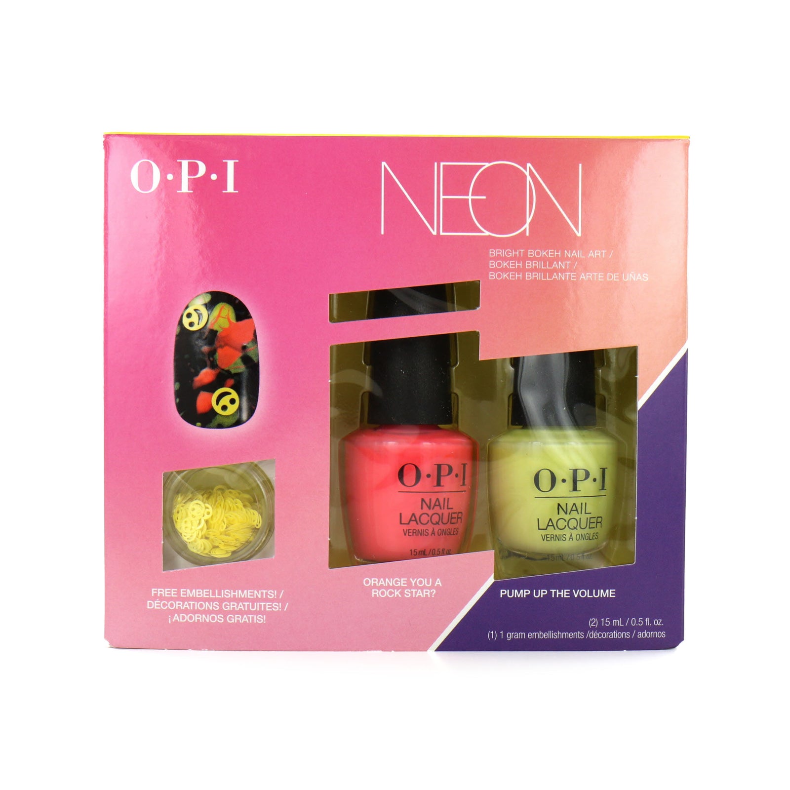 O.P.I Neon Collection Cadeauset - Bright Bokeh Nail Art
