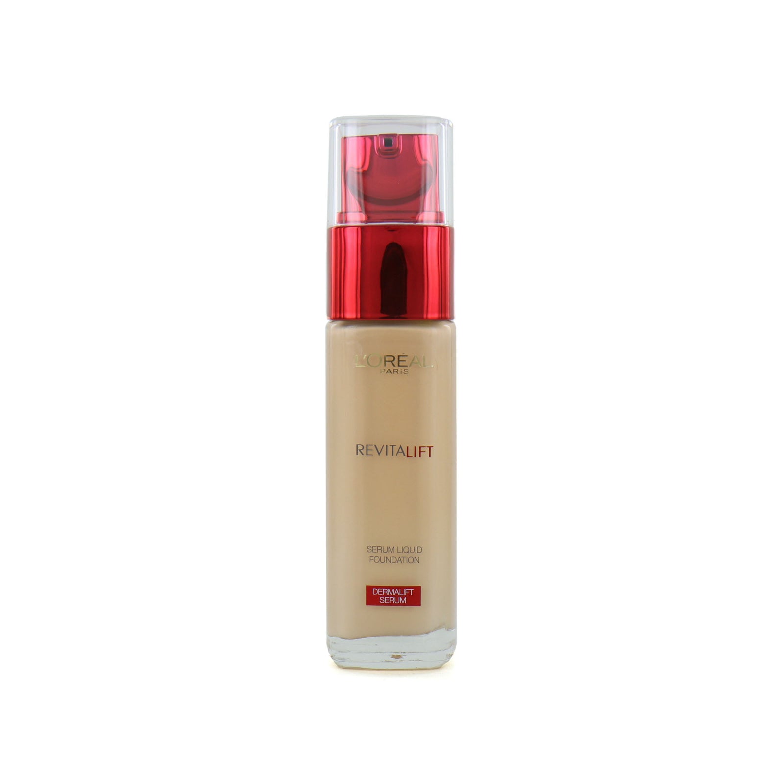 L'Oréal Revitalift Serum Foundation - 200 Nude Beige (Franse tekst)