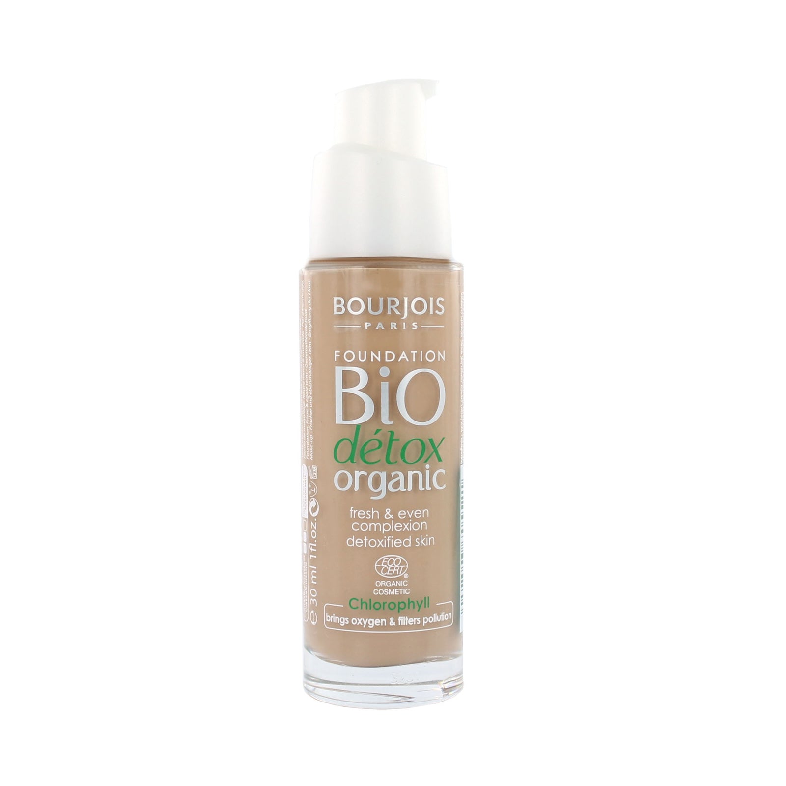Bourjois Bio Détox Organic Foundation - 55 Dark Beige