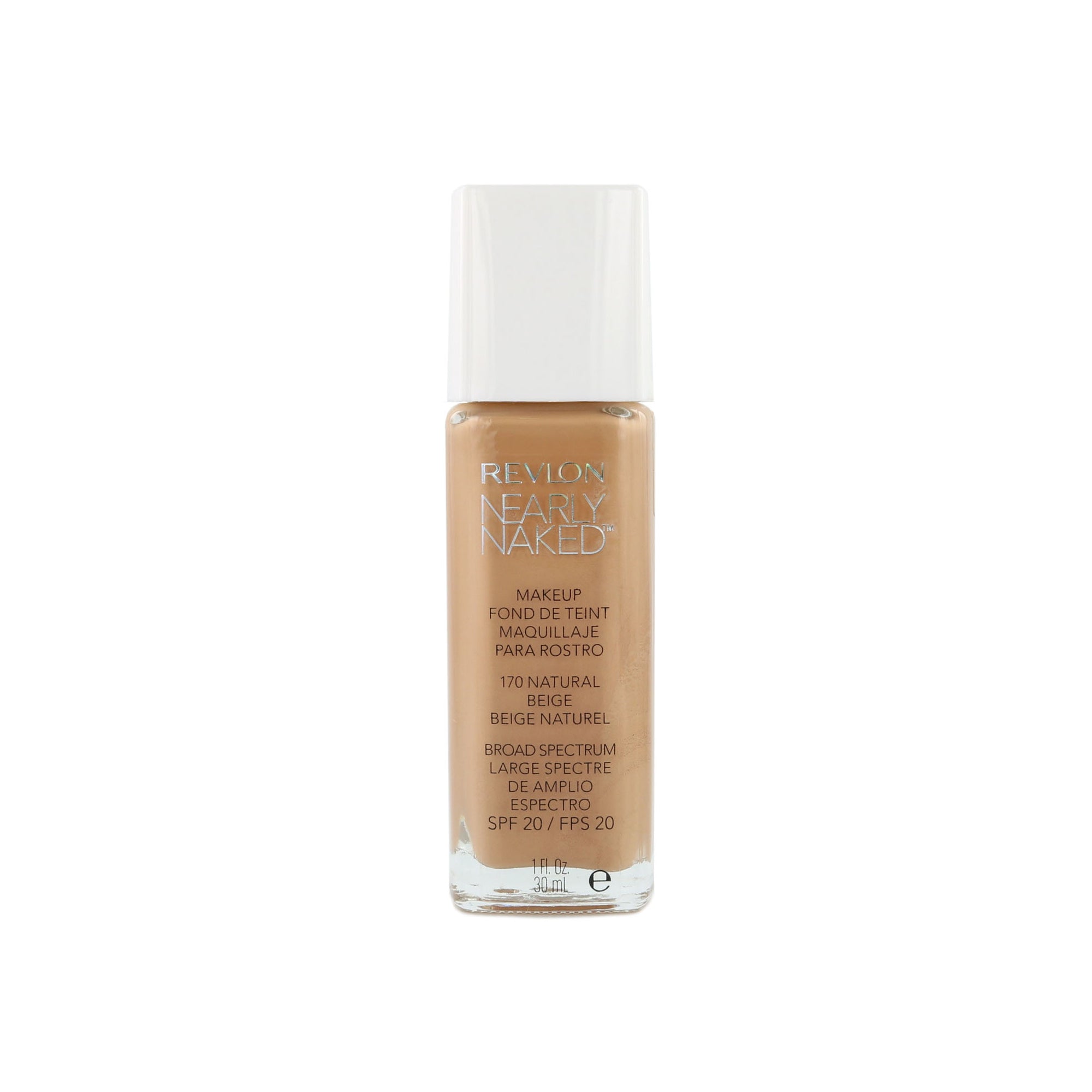 Revlon Nearly Naked Foundation - 170 Natural Beige