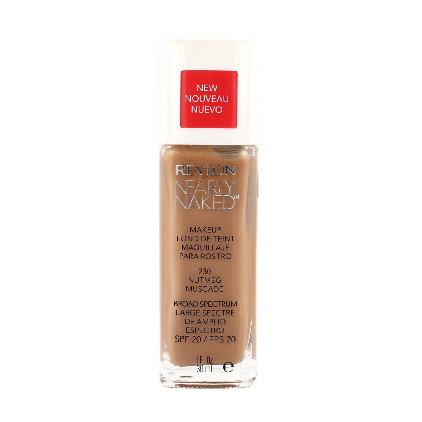 Revlon Nearly Naked Foundation - 230 Nutmeg
