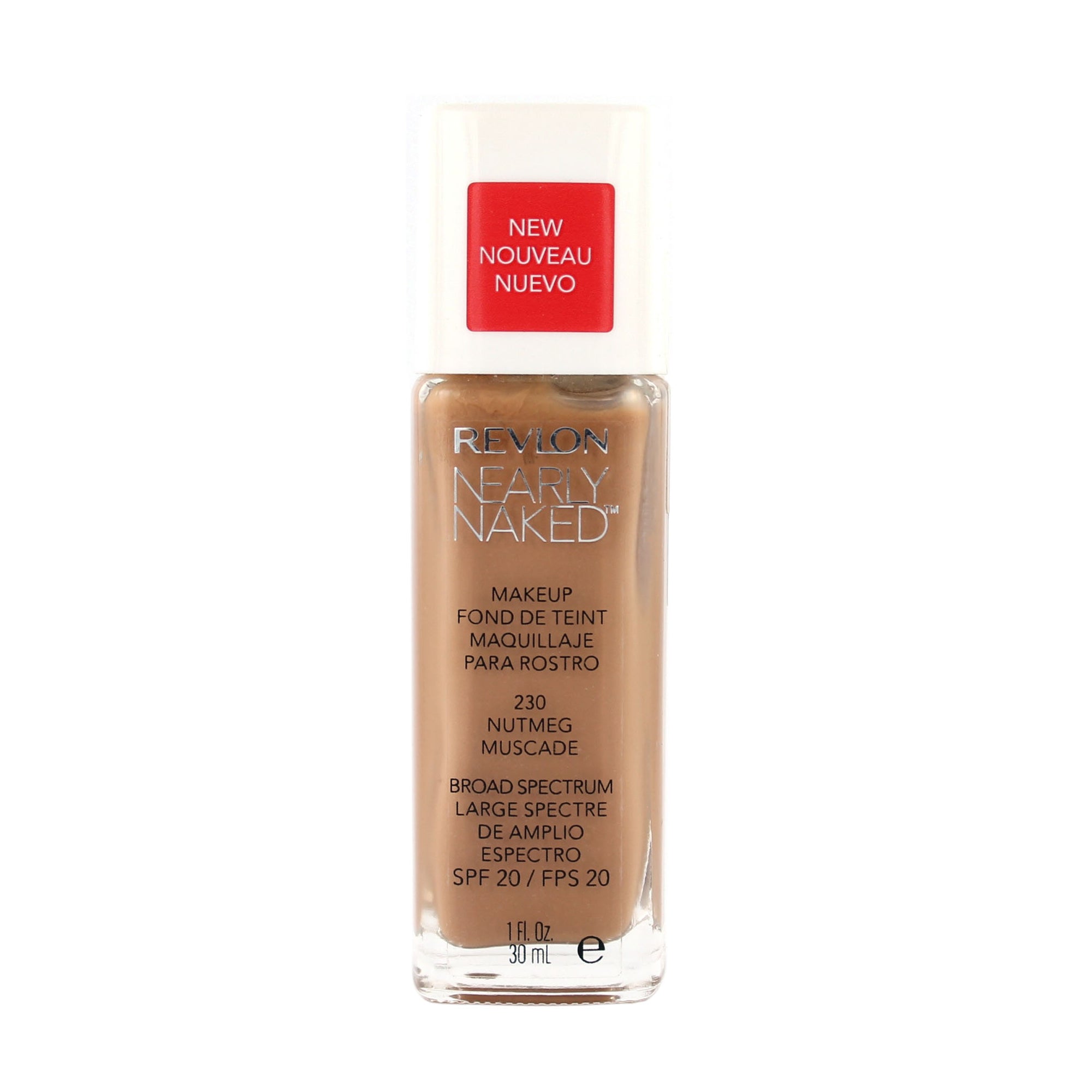 Revlon Nearly Naked Foundation - 230 Nutmeg
