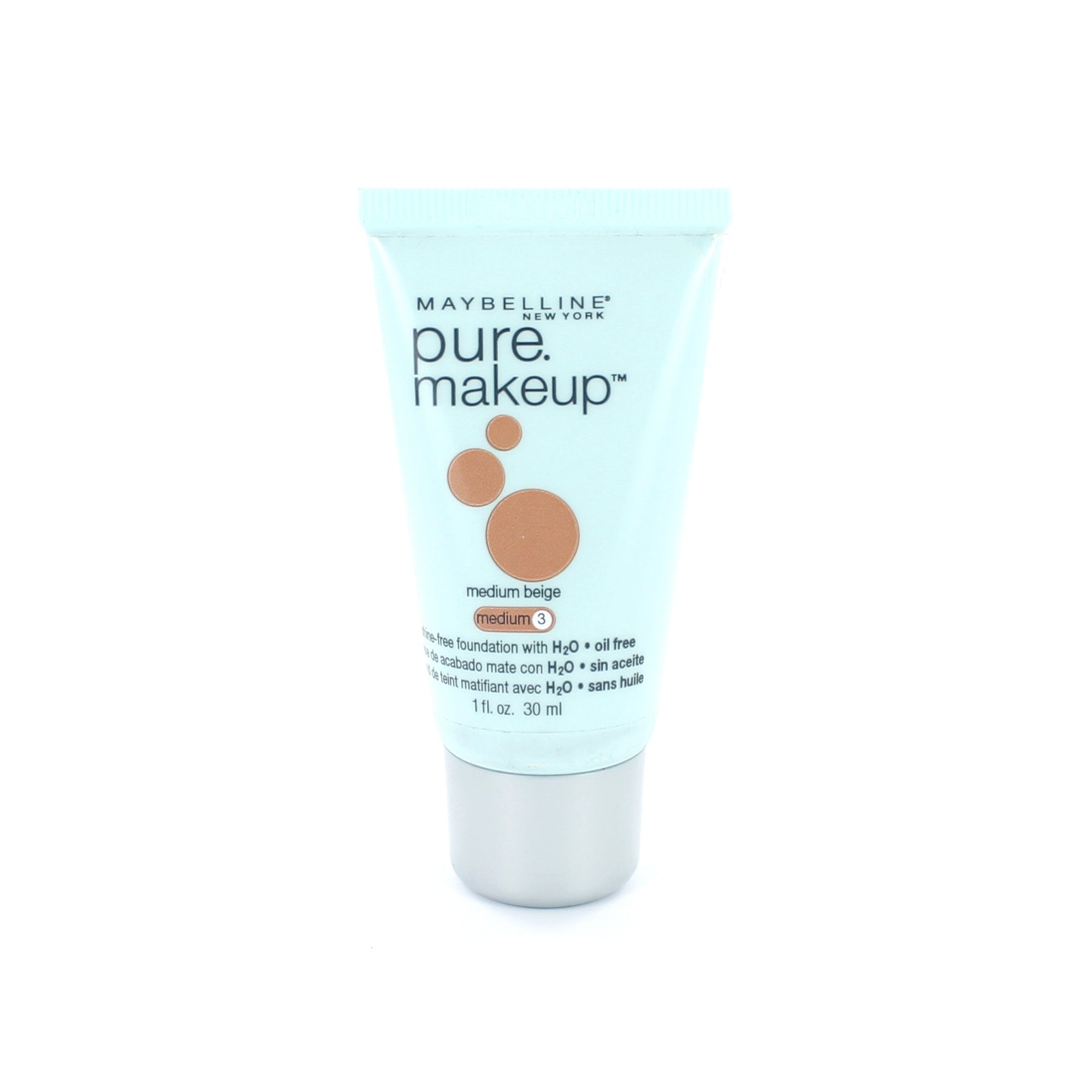 Maybelline Pure Make-up Foundation - 3 Medium Beige
