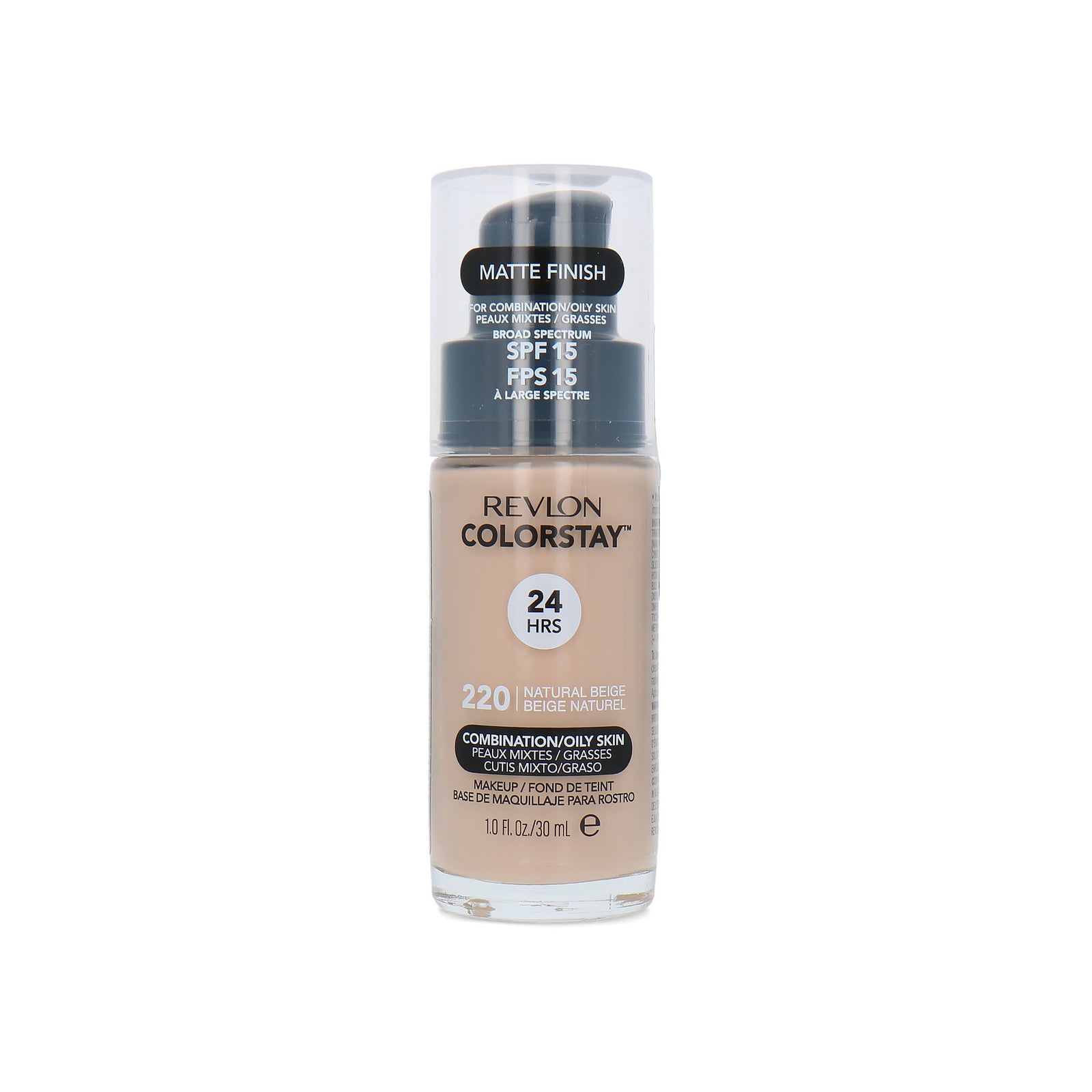 Revlon Colorstay Foundation With Pump - 220 Natural Beige (Oily Skin)