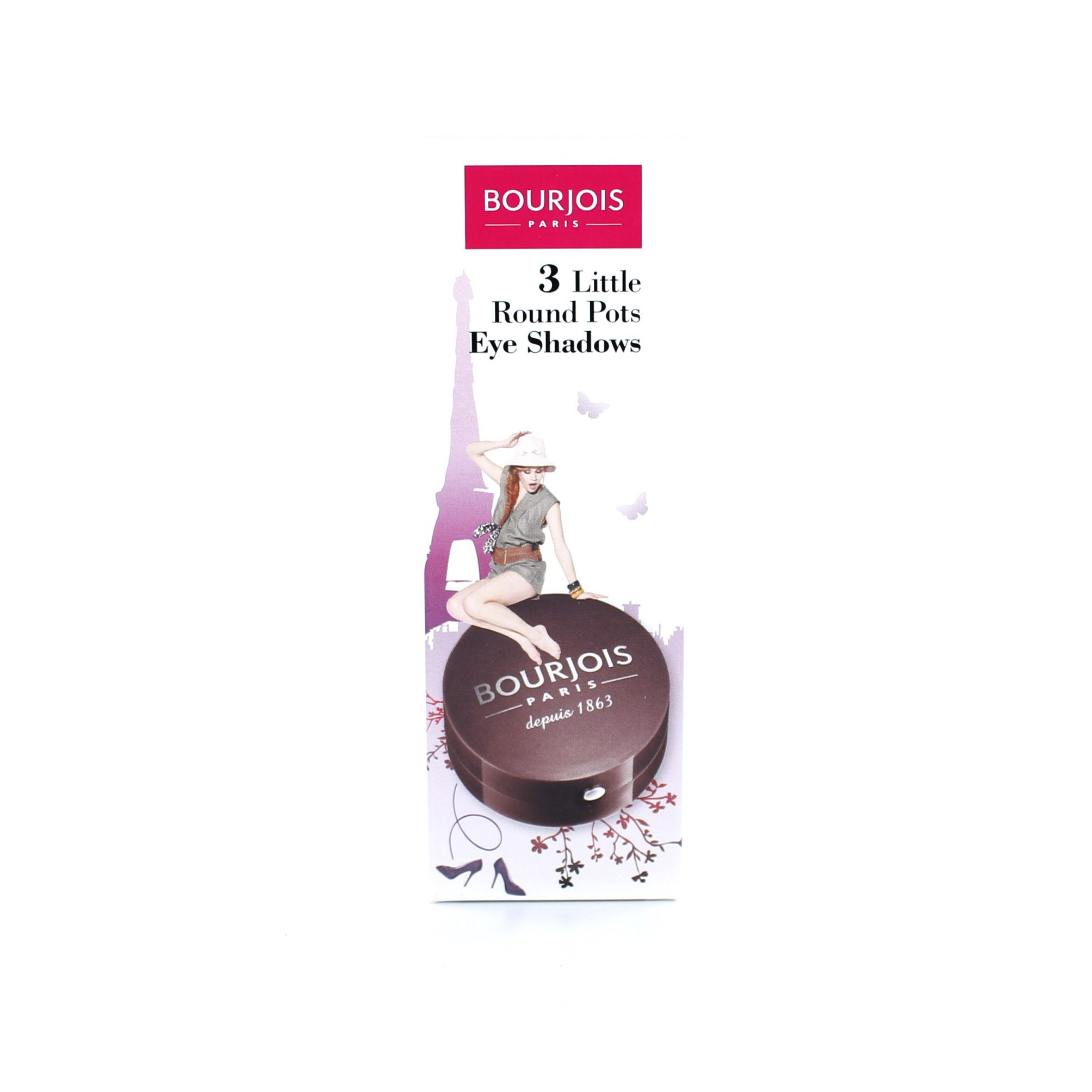 Bourjois Nieuwe Ronde Doosje Oogschaduw - 08-54-74 (3 kleuren)