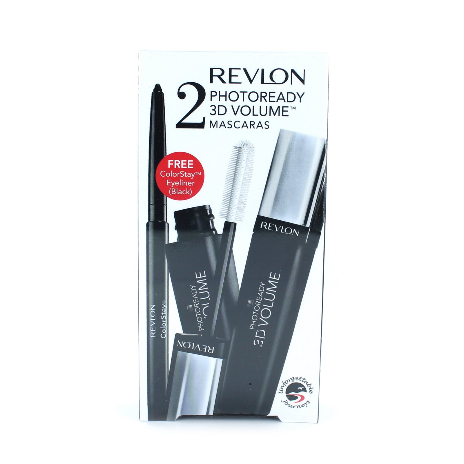 Revlon 2 Photoready 3D Volume Mascara's (+ Gratis Colorstay Eyeliner - Zwart)