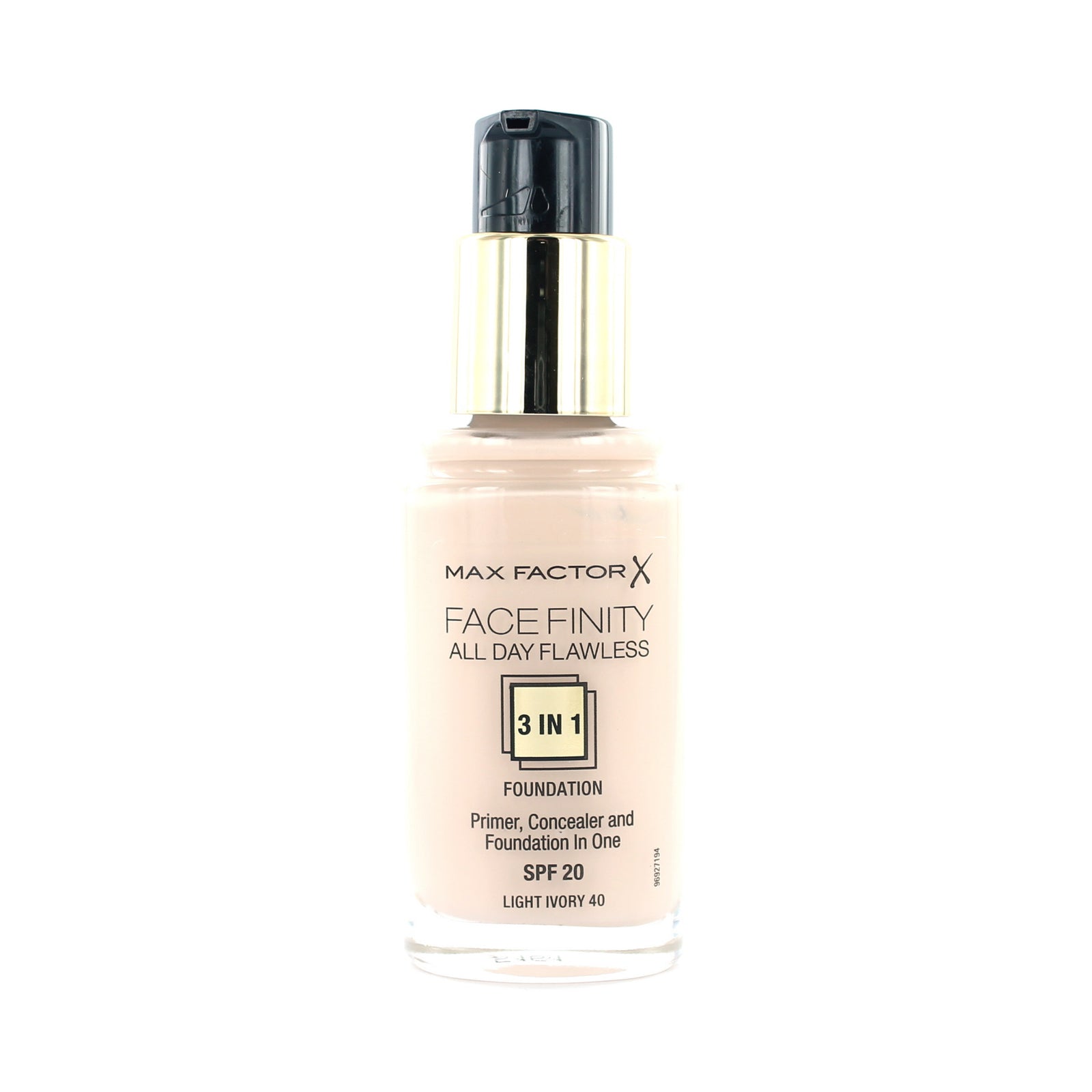 Max Factor Facefinity All Day Flawless 3-in-1 Foundation - 40 Light Ivory