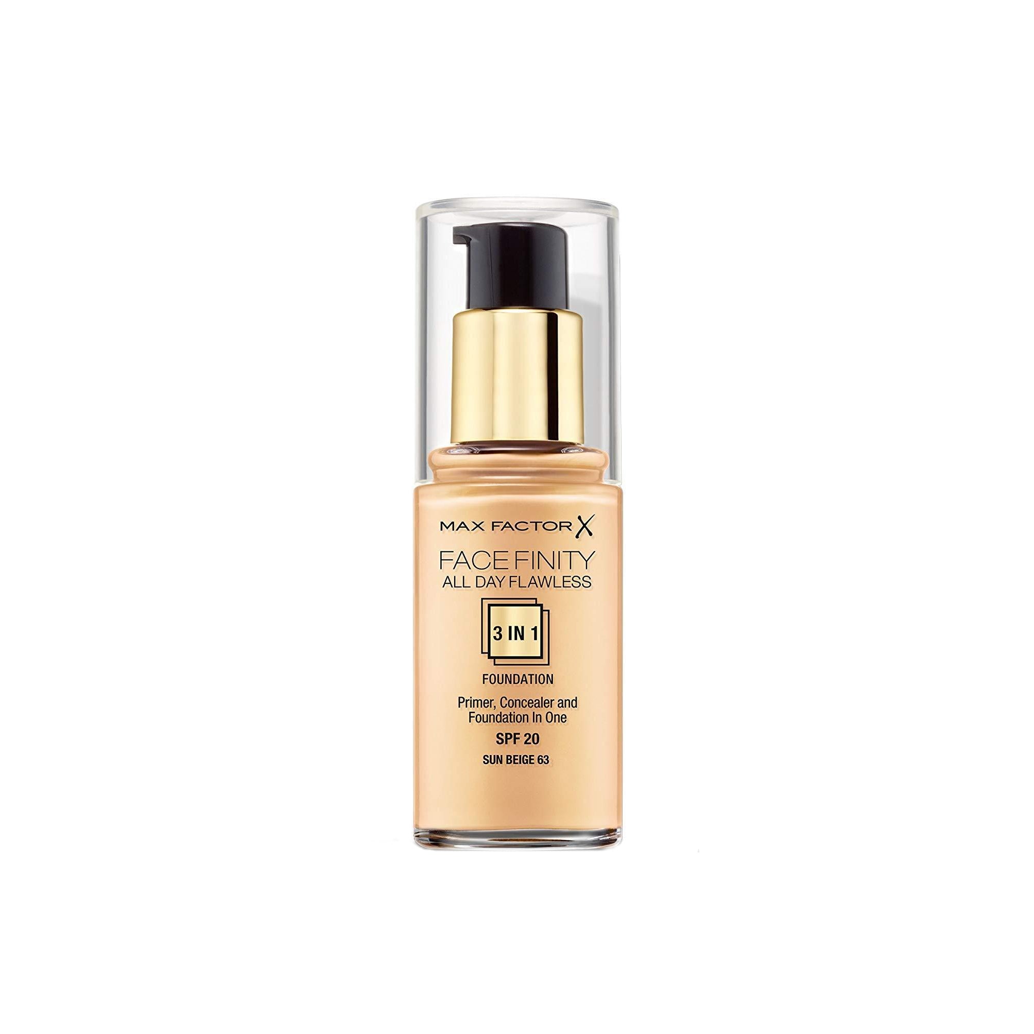 Max Factor Facefinity All Day Flawless 3-in-1 Foundation - 63 Sun Beige