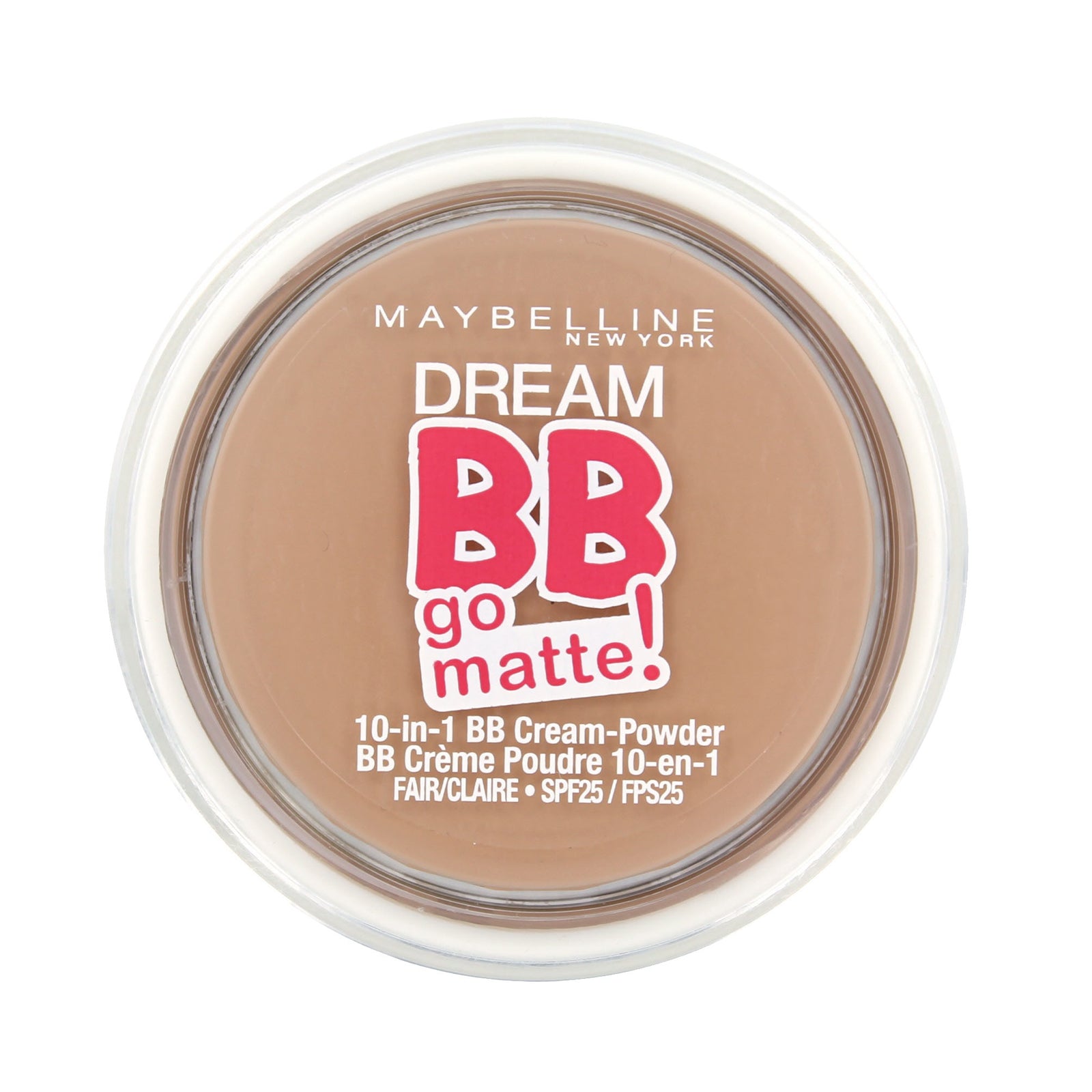 Maybelline Dream BB Go Matte 10-in-1 Cream Powder - Light