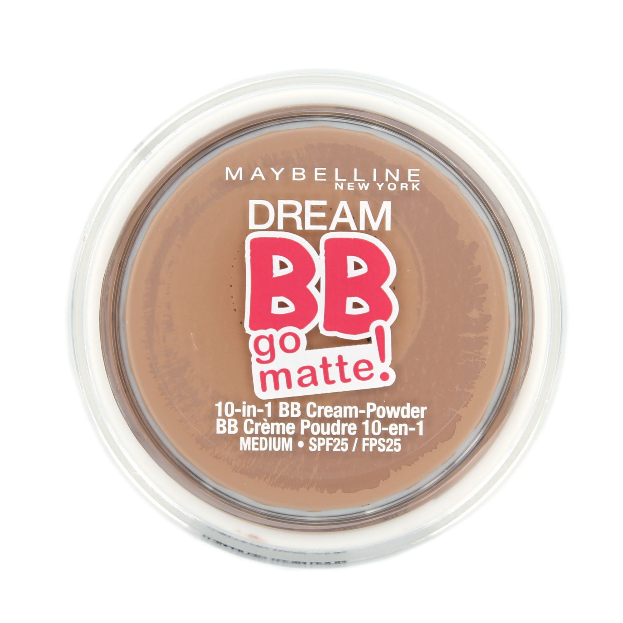 Maybelline Dream BB Go Matte 10-in-1 Cream Powder - Medium