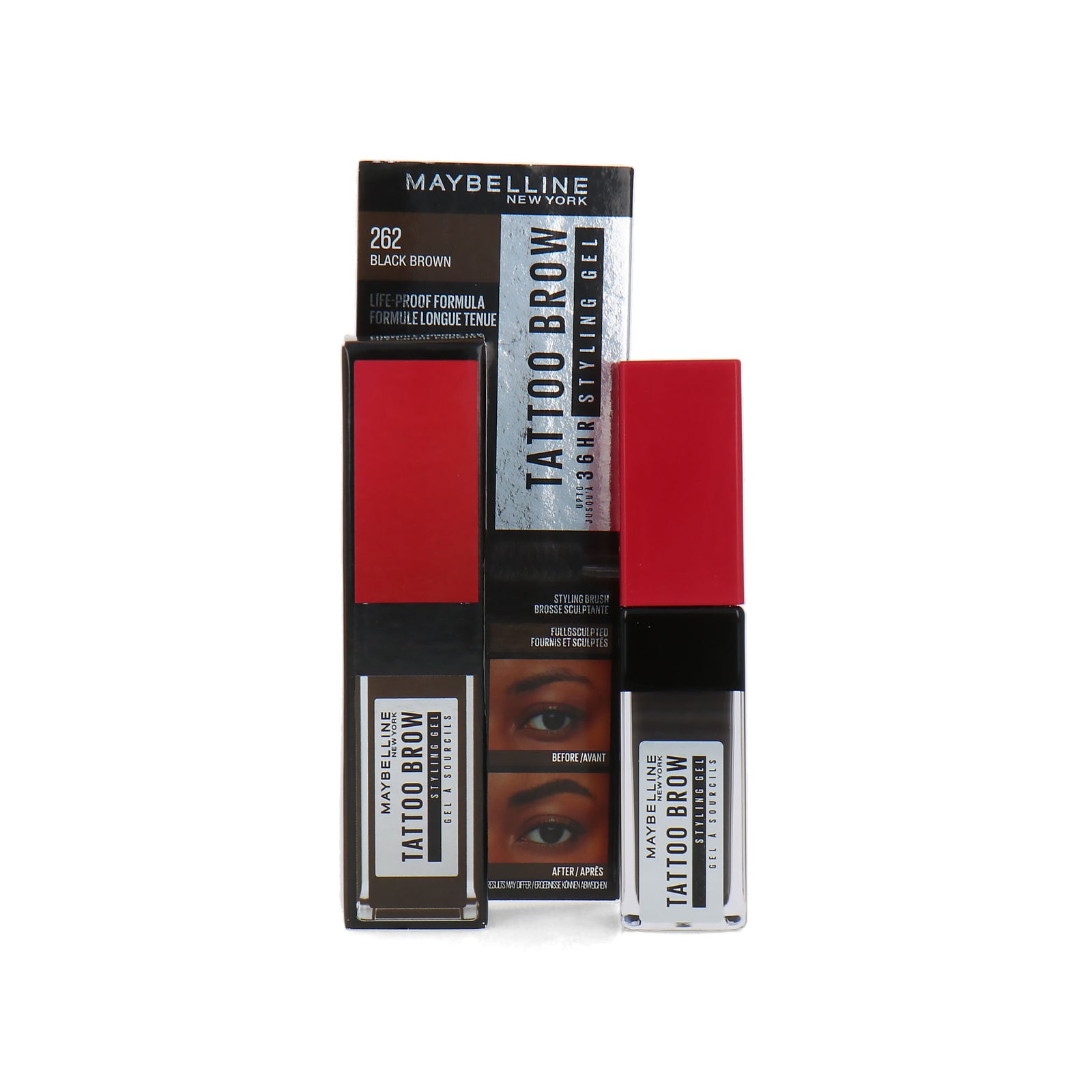 Maybelline Tattoo Brow Styling Gel - 262 Black Brown
