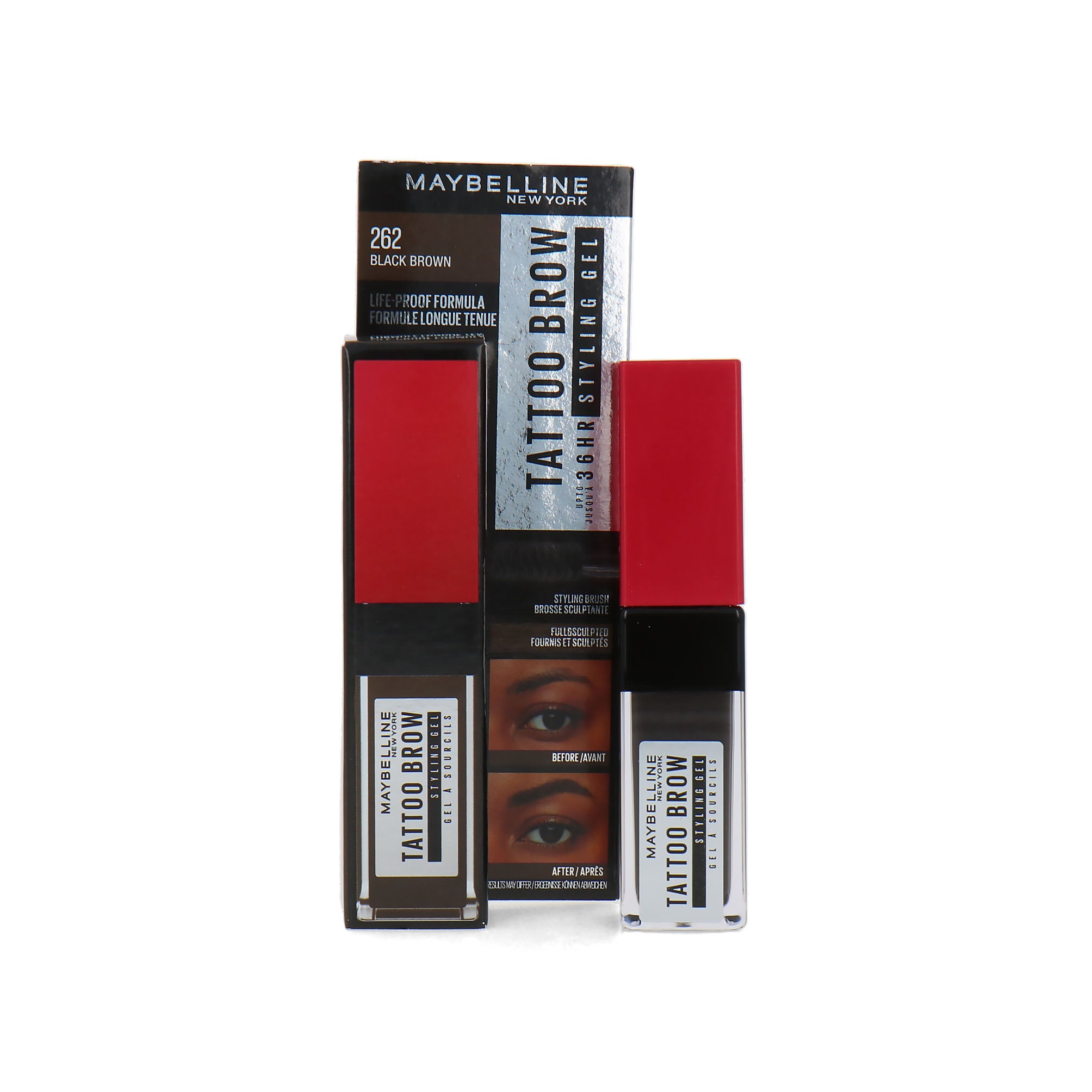 Maybelline Tattoo Brow Styling Gel - 262 Black Brown