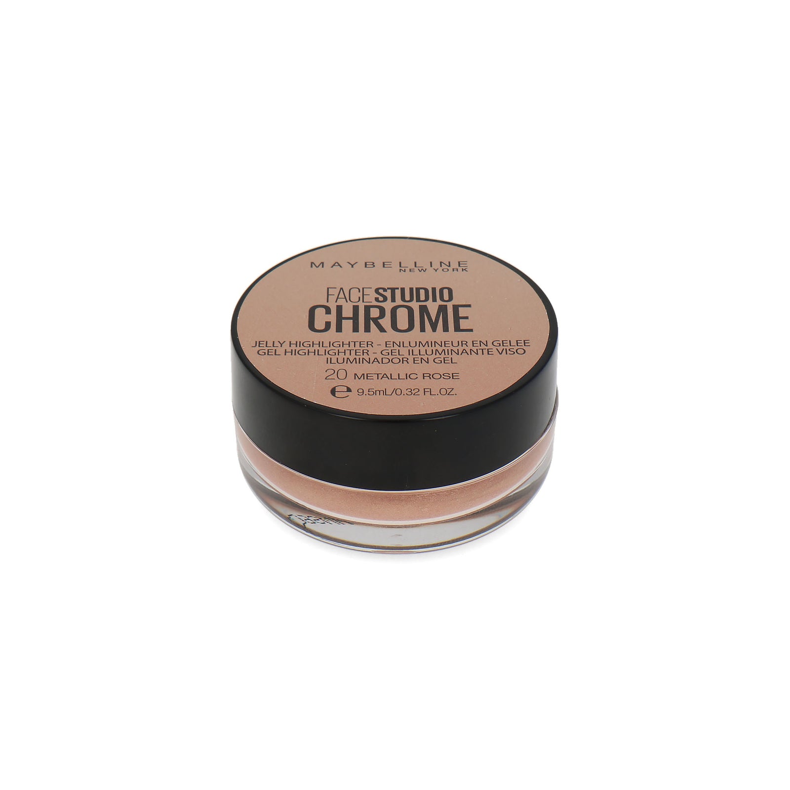 Maybelline Face Studio Chrome Jelly Highlighter - 20 Metallic Rose
