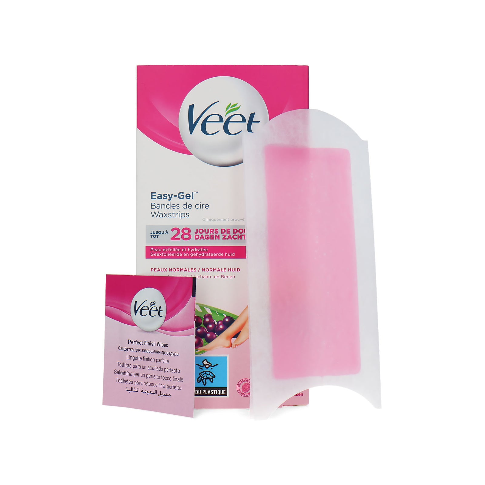 Veet Easy-Gel Waxstrips (40 strips) (voor normale huid)