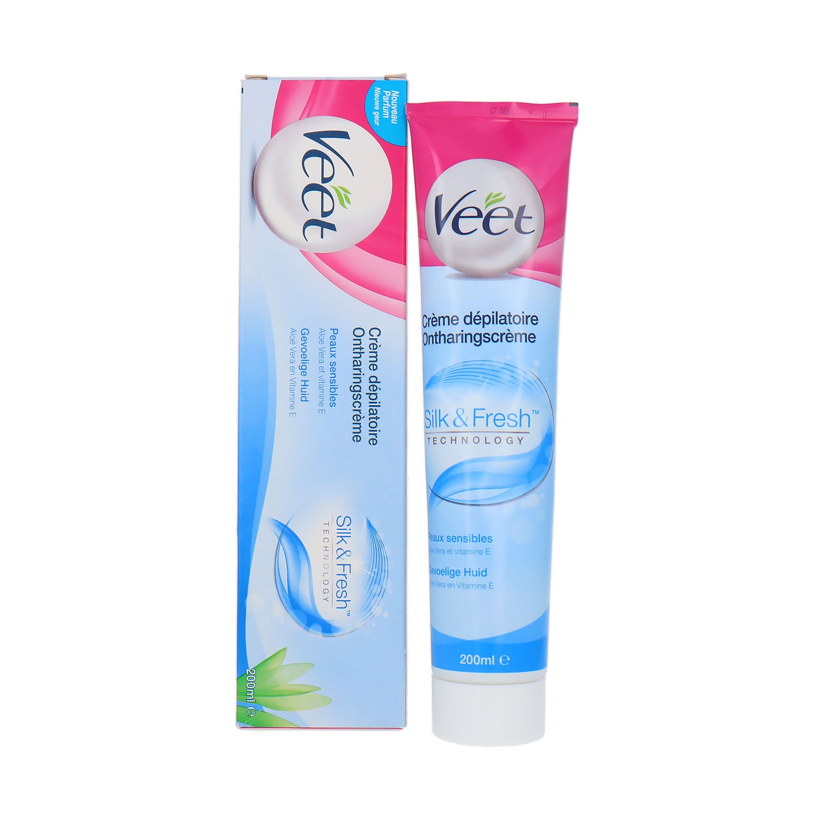 Veet Silk & Fresh Enthaarungscreme - 200 ml (für empfindliche Haut)