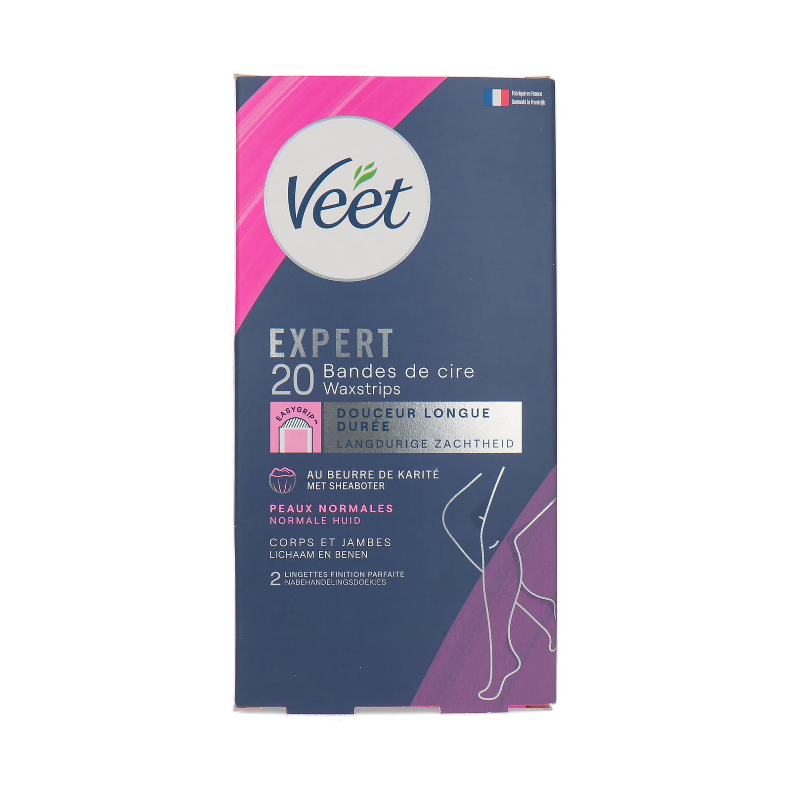 Veet Expert 20 Wax Strips Body & Legs (Für normale Haut)