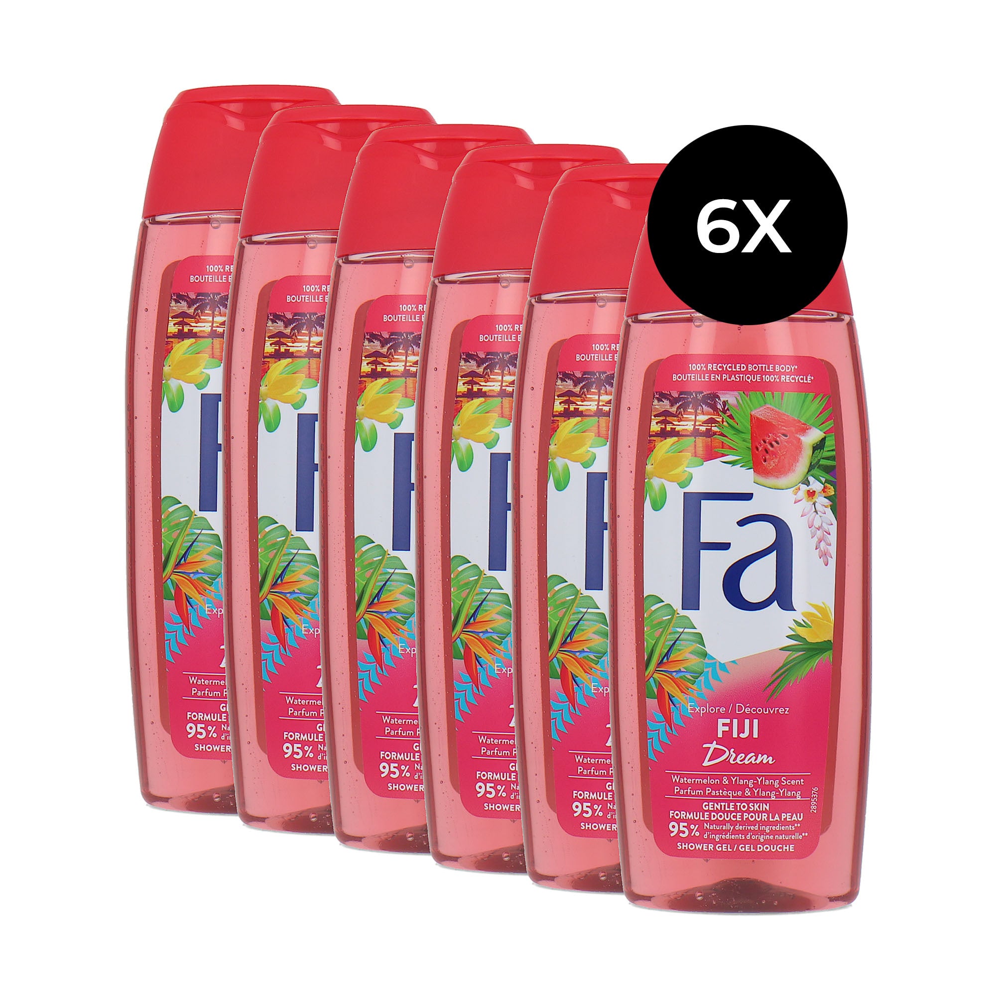 Fa Explore Fiji Dream Shower Gel - 6 x 250 ml