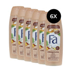 Fa Indulge In Cream & Oil Cacao Shower Cream - 6 x 250 ml