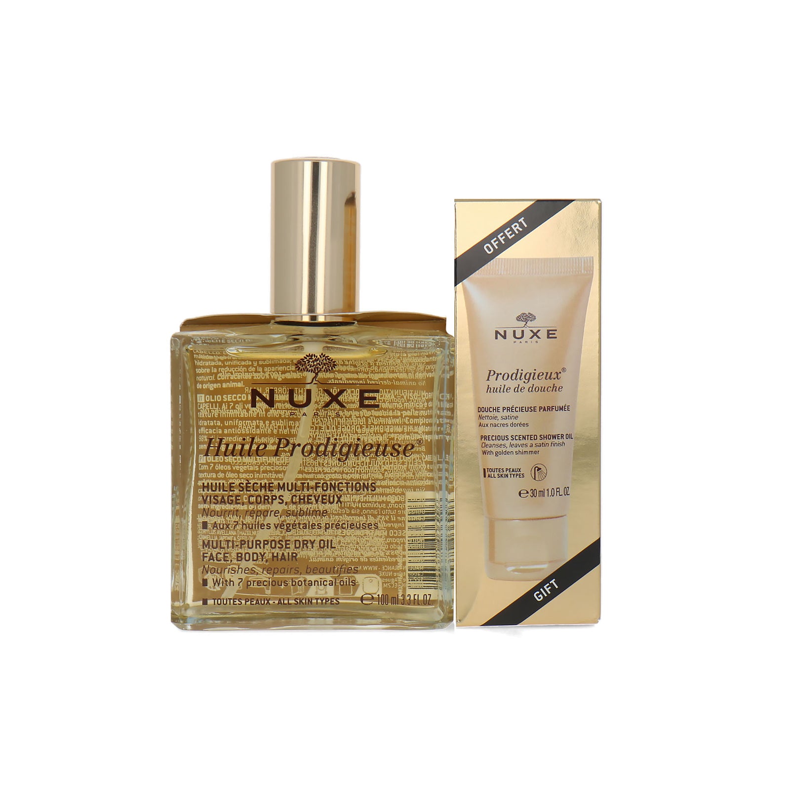Nuxe Huile Prodigieuse + Prodigieux Shower Oil - 130 ml