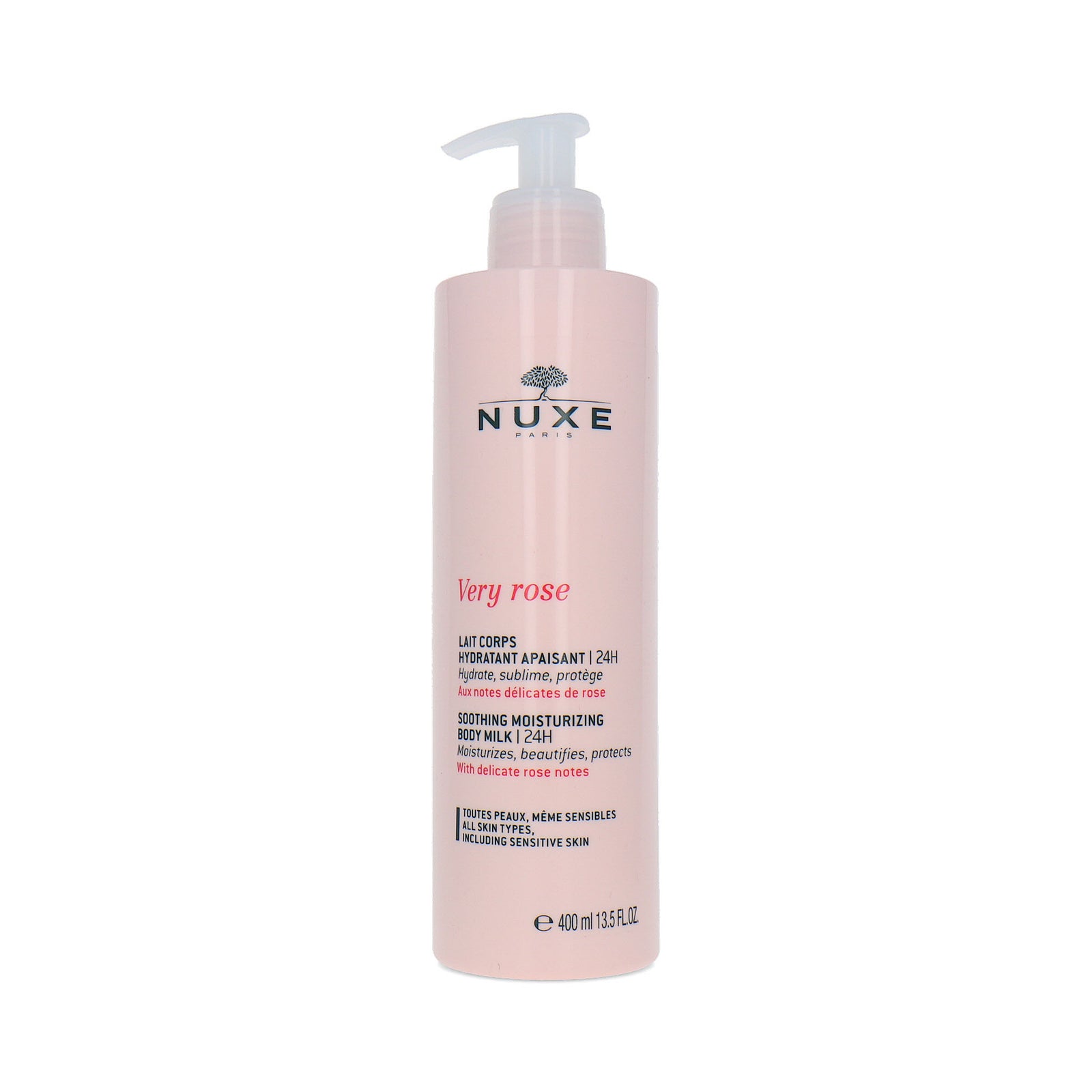 Nuxe Very Rose Soothing Moisturizing Body Milk - 400 ml